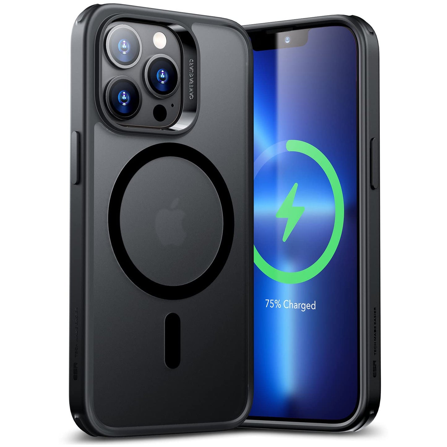ESR for iPhone 16 Pro Max Case, Camera Control, Compatible with MagSafe, Shockproof Military-Grade Protection, Magnetic Phone Case for iPhone 16 Pro Max, Classic Hybrid Case (HaloLock), Clear