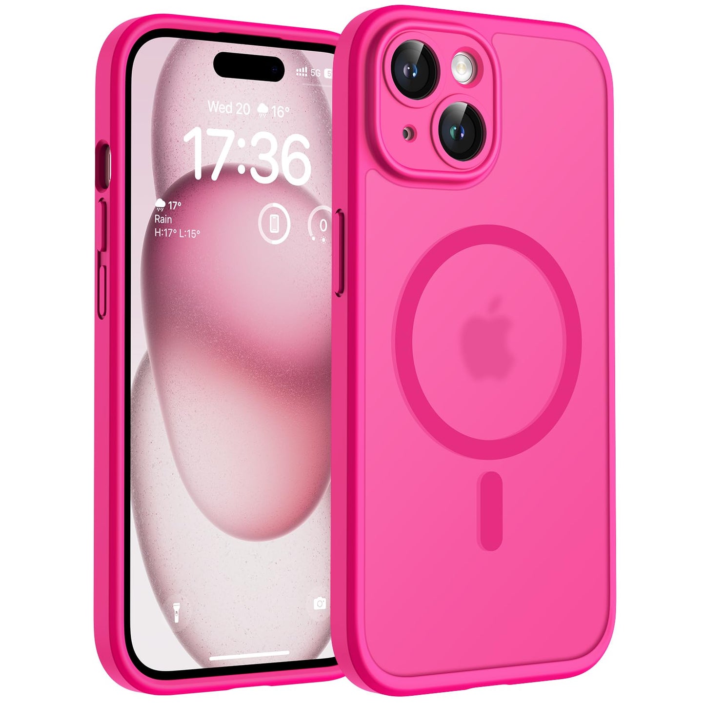 TOCOL for iPhone 16 Pro Max Case, Compatible with Magsafe, Full Camera Protection, Drop Protection, Magnetic Translucent Matte Back Bumper Phone Case for 16 Pro Max 6.9-Inch (Black)
