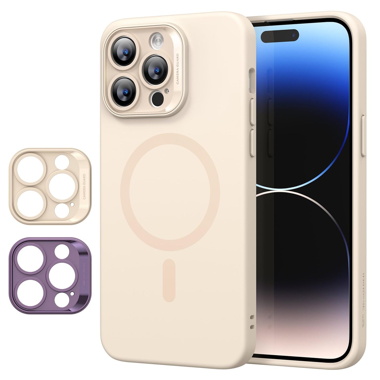 ESR for iPhone 16 Pro Max Case, Camera Control, Compatible with MagSafe, Shockproof Military-Grade Protection, Magnetic Phone Case for iPhone 16 Pro Max, Classic Hybrid Case (HaloLock), Clear