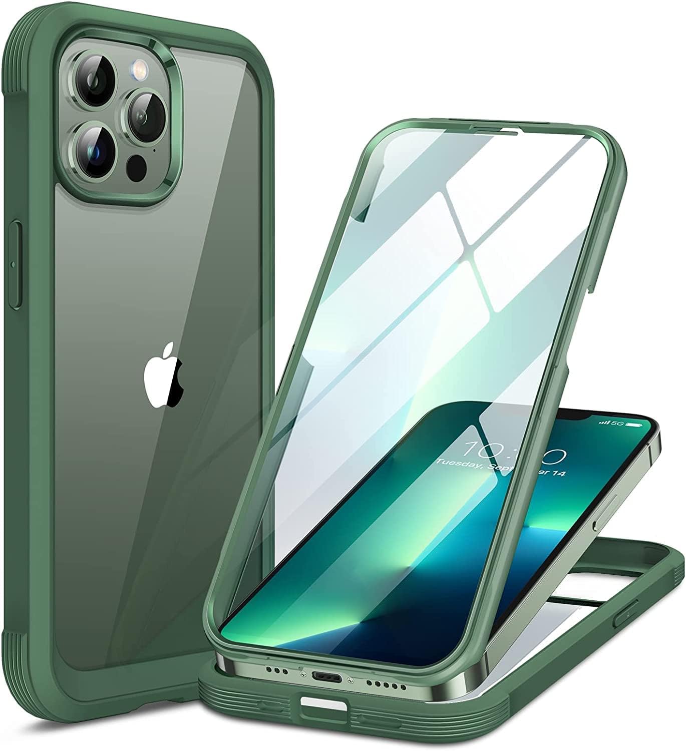 Miracase Magnetic for iPhone 16 Pro Max Case 6.9'' [Compatible with MagSafe] Full-Body Phone case with Built-in Glass Screen Protector& Camera Protector,Drop Proof 16 Pro Max Cover,Desert Brown