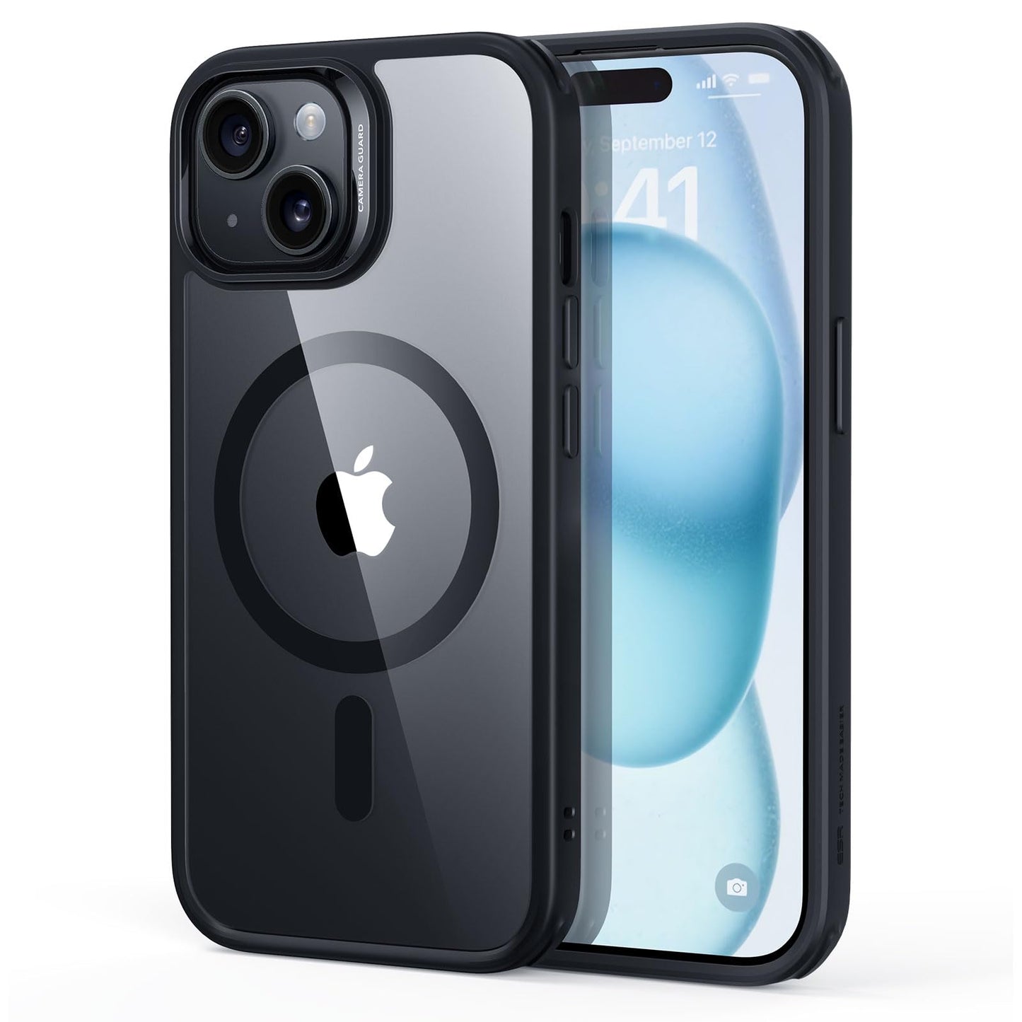 ESR for iPhone 16 Pro Max Case, Camera Control, Compatible with MagSafe, Shockproof Military-Grade Protection, Magnetic Phone Case for iPhone 16 Pro Max, Classic Hybrid Case (HaloLock), Clear