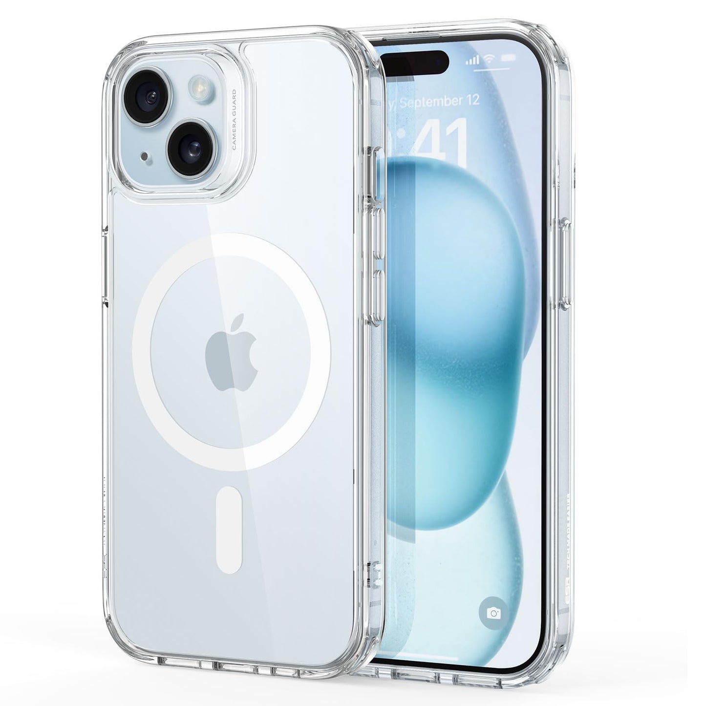 ESR for iPhone 16 Pro Max Case, Camera Control, Compatible with MagSafe, Shockproof Military-Grade Protection, Magnetic Phone Case for iPhone 16 Pro Max, Classic Hybrid Case (HaloLock), Clear