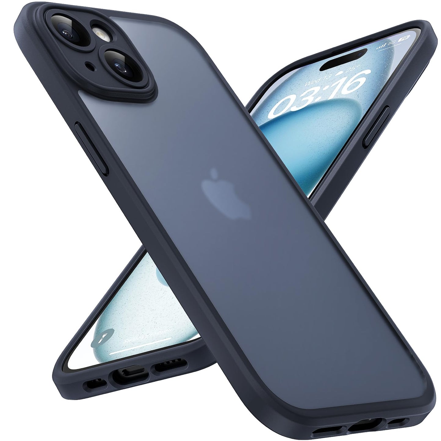 TOCOL for iPhone 16 Pro Max Case, Compatible with Magsafe, Full Camera Protection, Drop Protection, Magnetic Translucent Matte Back Bumper Phone Case for 16 Pro Max 6.9-Inch (Black)