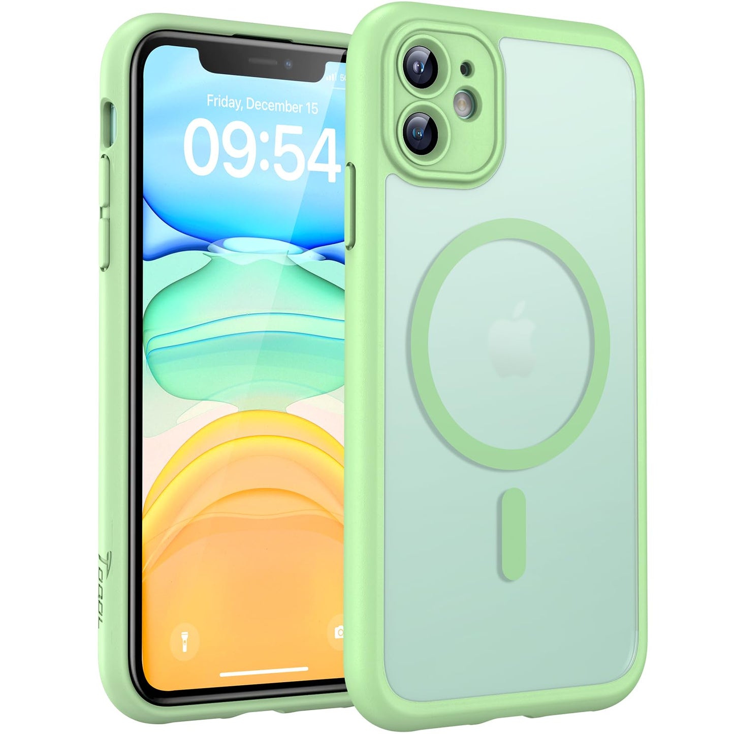 TOCOL for iPhone 16 Pro Max Case, Compatible with Magsafe, Full Camera Protection, Drop Protection, Magnetic Translucent Matte Back Bumper Phone Case for 16 Pro Max 6.9-Inch (Black)