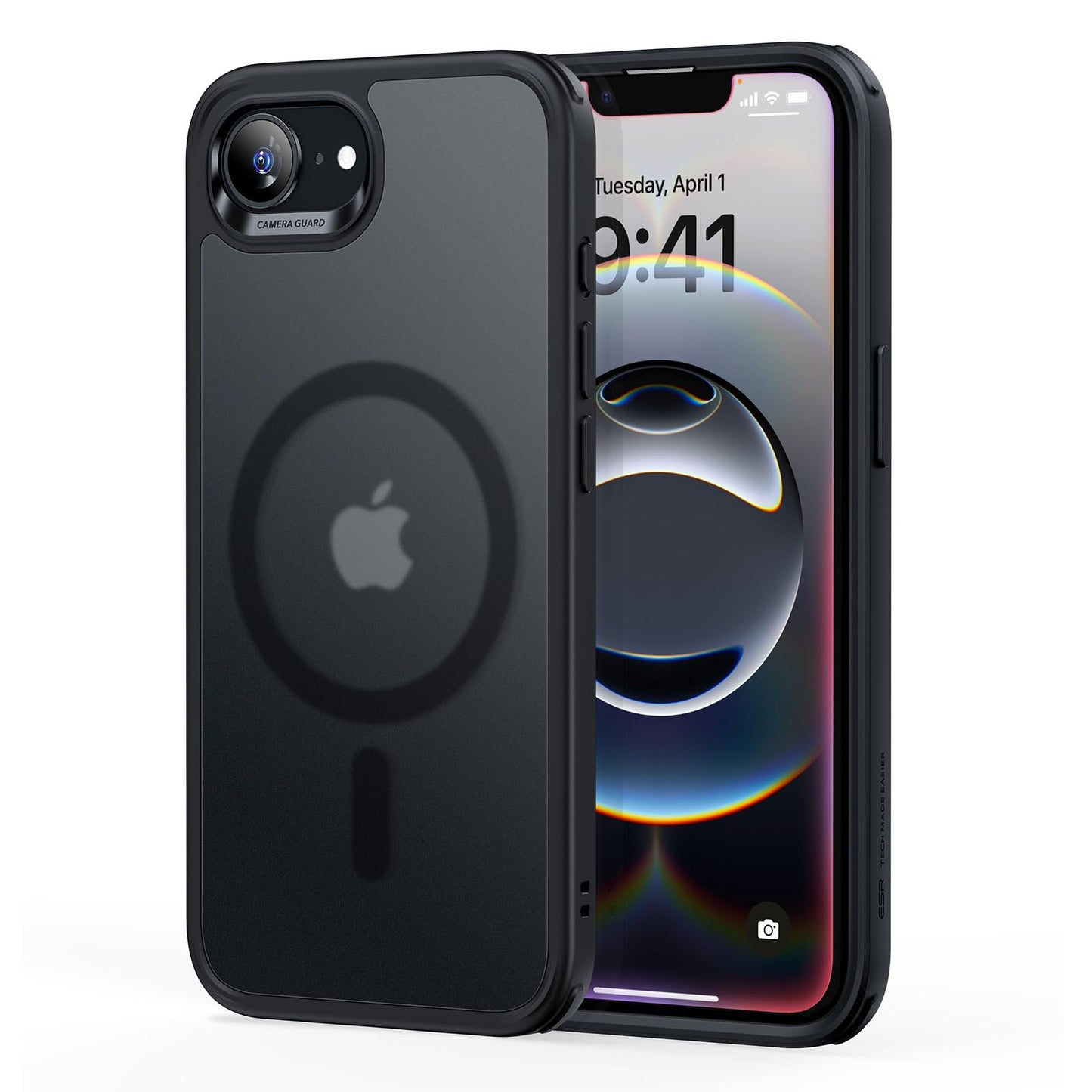 ESR for iPhone 16 Pro Max Case, Camera Control, Compatible with MagSafe, Shockproof Military-Grade Protection, Magnetic Phone Case for iPhone 16 Pro Max, Classic Hybrid Case (HaloLock), Clear