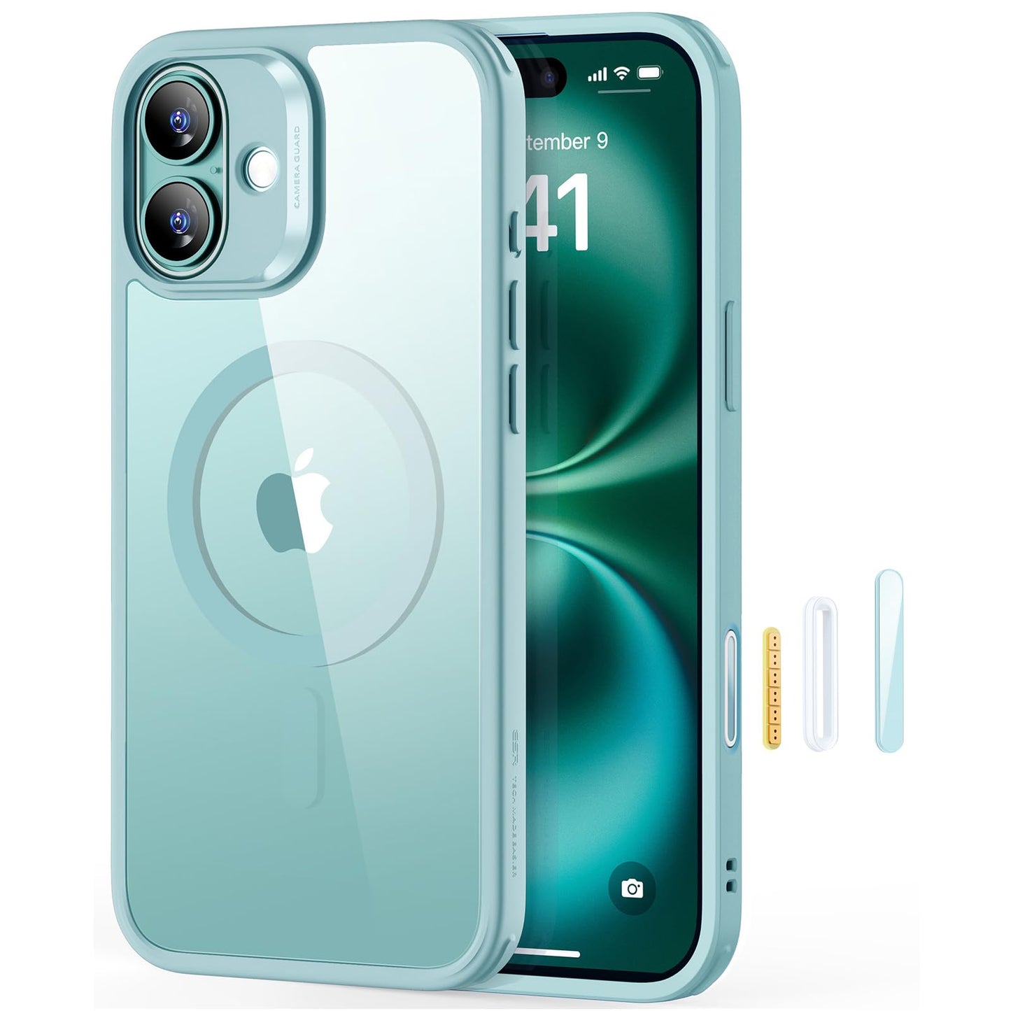 ESR for iPhone 16 Pro Max Case, Camera Control, Compatible with MagSafe, Shockproof Military-Grade Protection, Magnetic Phone Case for iPhone 16 Pro Max, Classic Hybrid Case (HaloLock), Clear