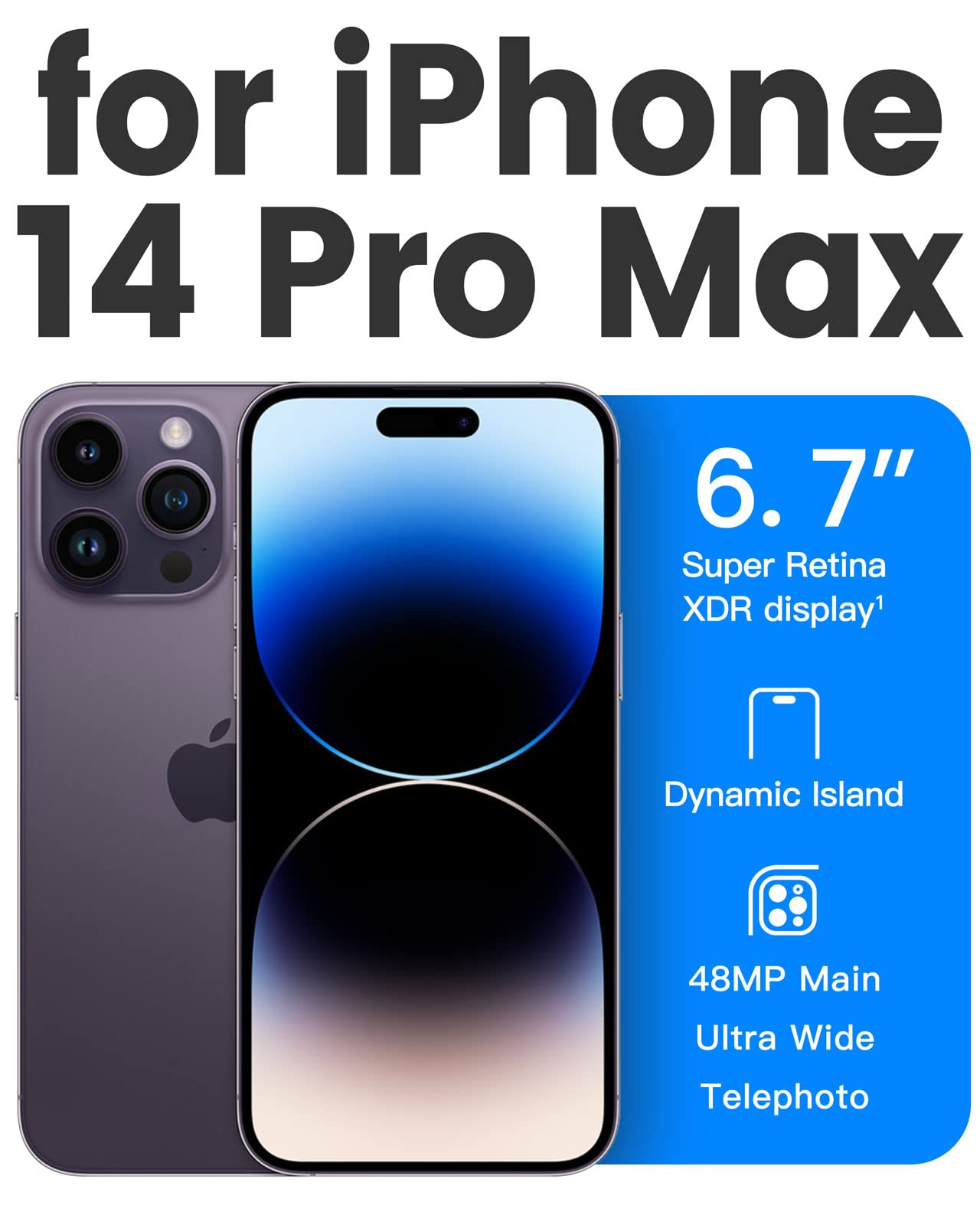 Mkeke for iPhone 16 Pro Max Case Clear [Not-Yellowing] [Military-Grade Drop Protection] Shockproof Protective Clear iPhone 16 Pro Max Case Phone Bumper case for Apple 6.9 inch 2024