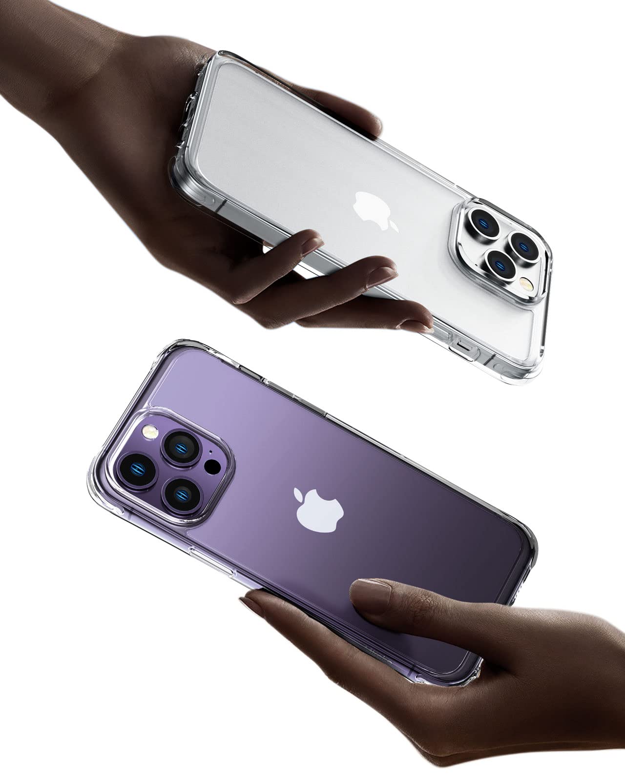 Mkeke for iPhone 16 Pro Max Case Clear [Not-Yellowing] [Military-Grade Drop Protection] Shockproof Protective Clear iPhone 16 Pro Max Case Phone Bumper case for Apple 6.9 inch 2024