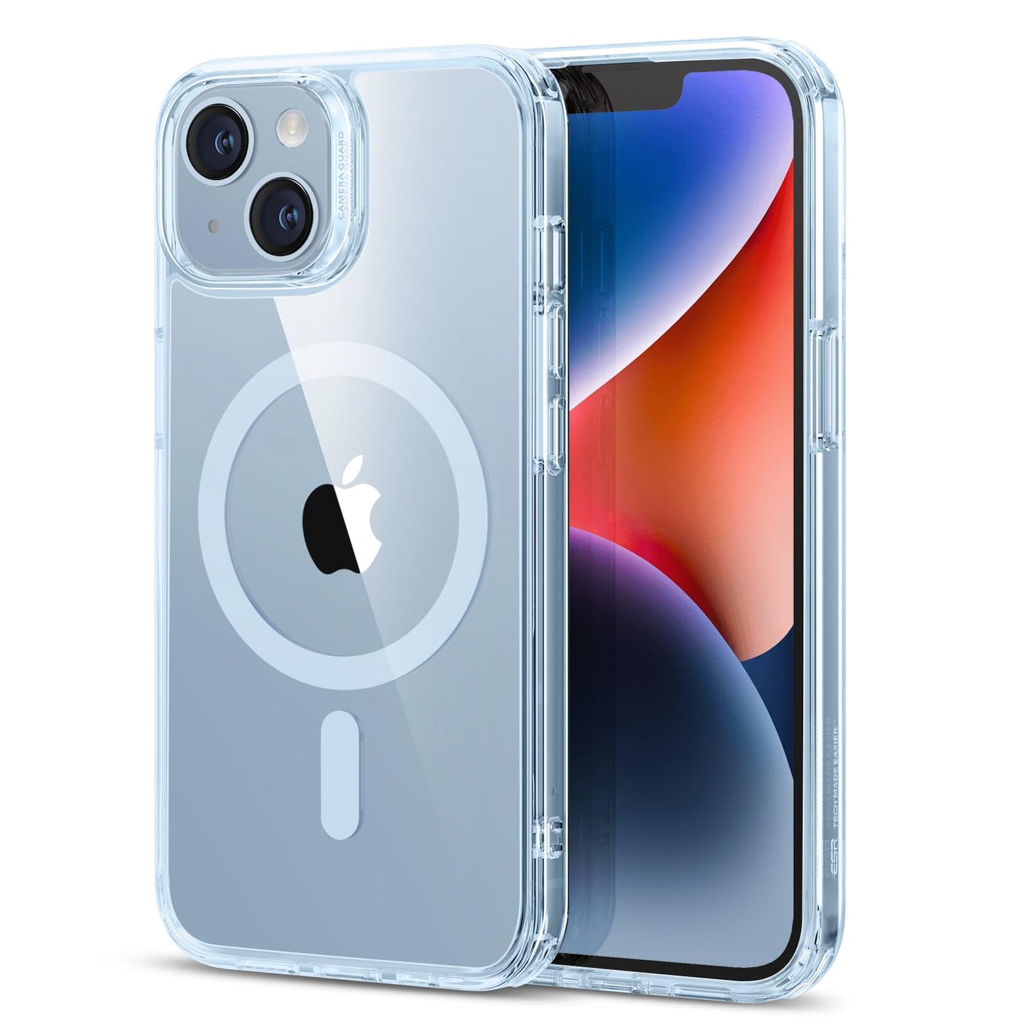 ESR for iPhone 16 Pro Max Case, Camera Control, Compatible with MagSafe, Shockproof Military-Grade Protection, Magnetic Phone Case for iPhone 16 Pro Max, Classic Hybrid Case (HaloLock), Clear