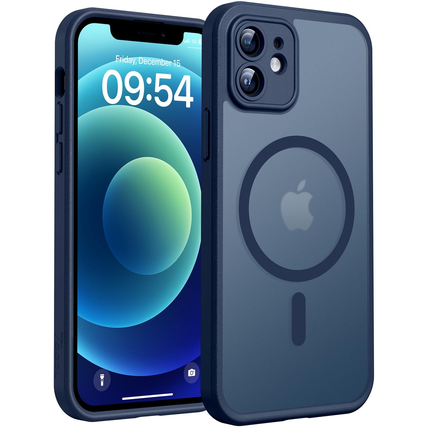 TOCOL for iPhone 16 Pro Max Case, Compatible with Magsafe, Full Camera Protection, Drop Protection, Magnetic Translucent Matte Back Bumper Phone Case for 16 Pro Max 6.9-Inch (Black)
