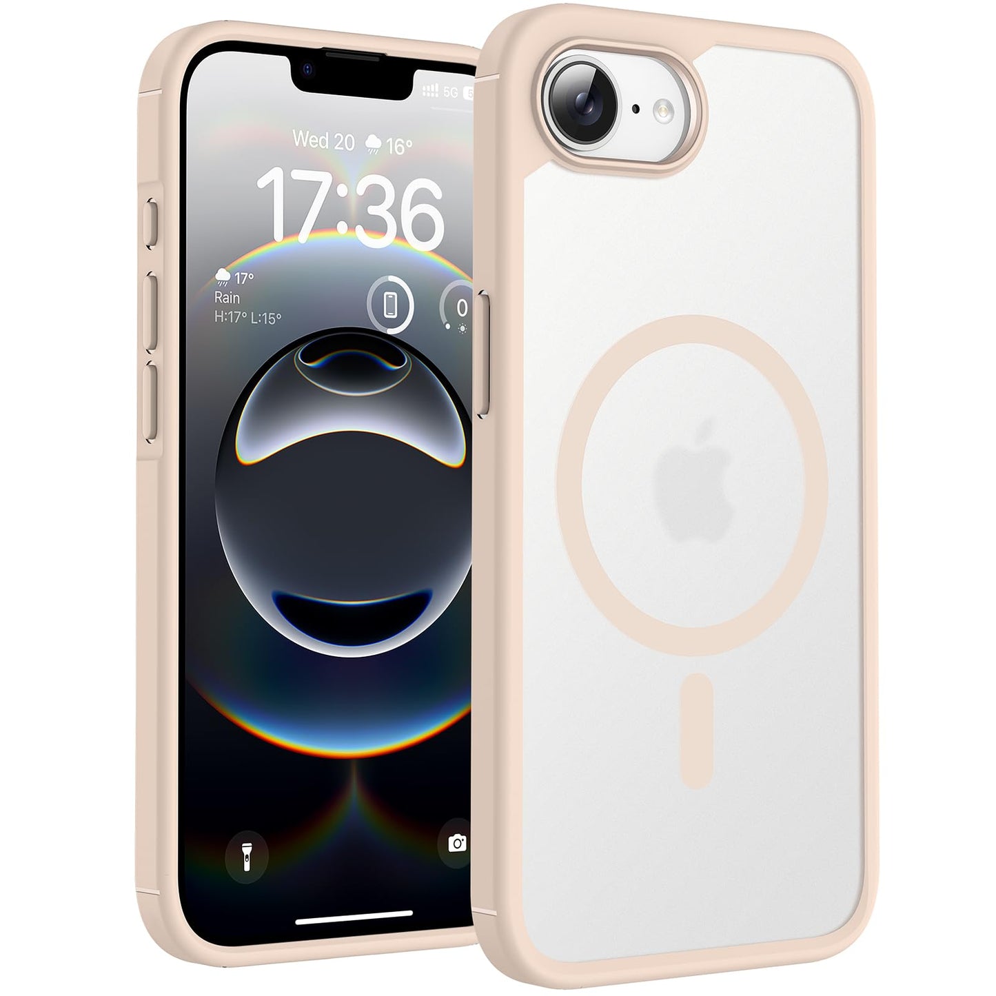 TOCOL for iPhone 16 Pro Max Case, Compatible with Magsafe, Full Camera Protection, Drop Protection, Magnetic Translucent Matte Back Bumper Phone Case for 16 Pro Max 6.9-Inch (Black)
