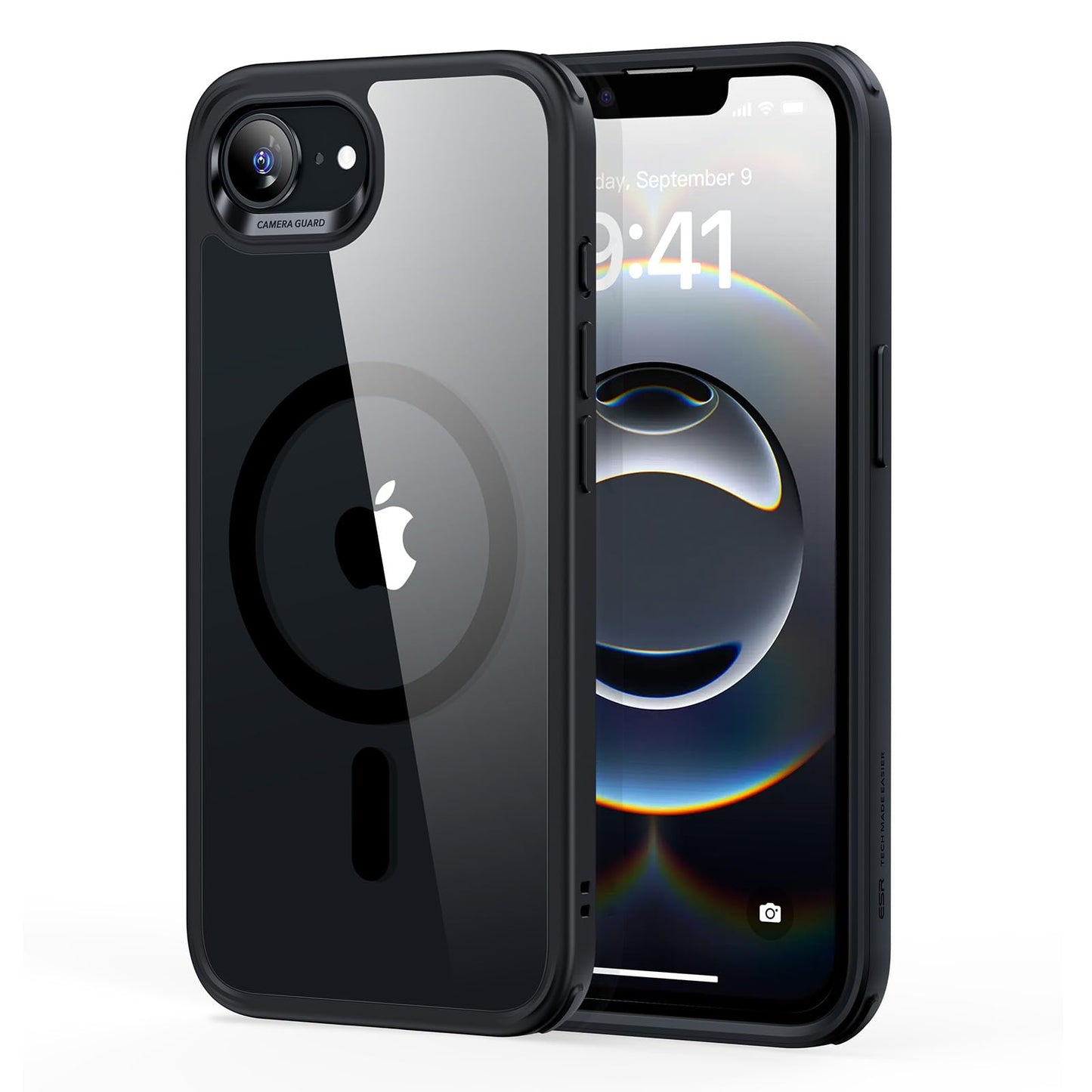 ESR for iPhone 16 Pro Max Case, Camera Control, Compatible with MagSafe, Shockproof Military-Grade Protection, Magnetic Phone Case for iPhone 16 Pro Max, Classic Hybrid Case (HaloLock), Clear