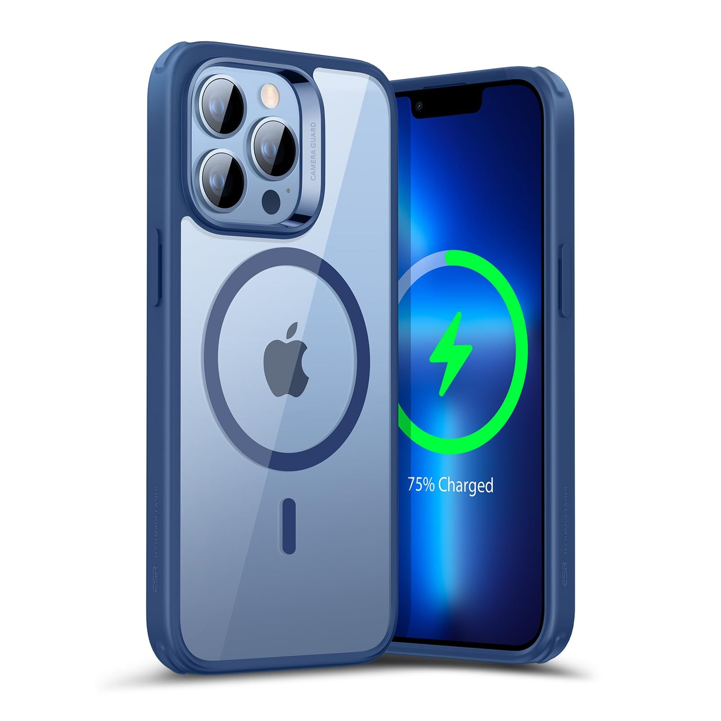 ESR for iPhone 16 Pro Max Case, Camera Control, Compatible with MagSafe, Shockproof Military-Grade Protection, Magnetic Phone Case for iPhone 16 Pro Max, Classic Hybrid Case (HaloLock), Clear