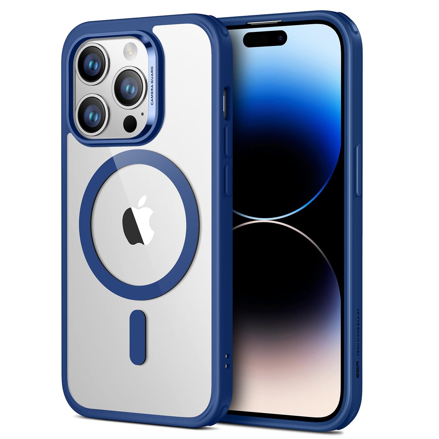 ESR for iPhone 16 Pro Max Case, Camera Control, Compatible with MagSafe, Shockproof Military-Grade Protection, Magnetic Phone Case for iPhone 16 Pro Max, Classic Hybrid Case (HaloLock), Clear