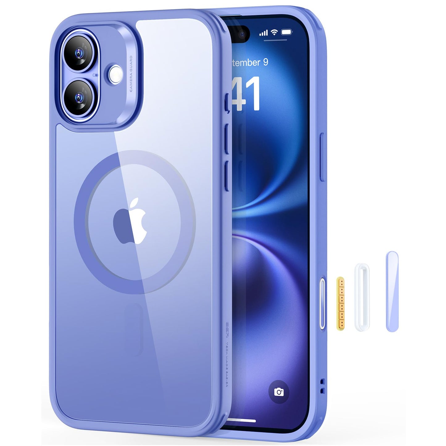 ESR for iPhone 16 Pro Max Case, Camera Control, Compatible with MagSafe, Shockproof Military-Grade Protection, Magnetic Phone Case for iPhone 16 Pro Max, Classic Hybrid Case (HaloLock), Clear