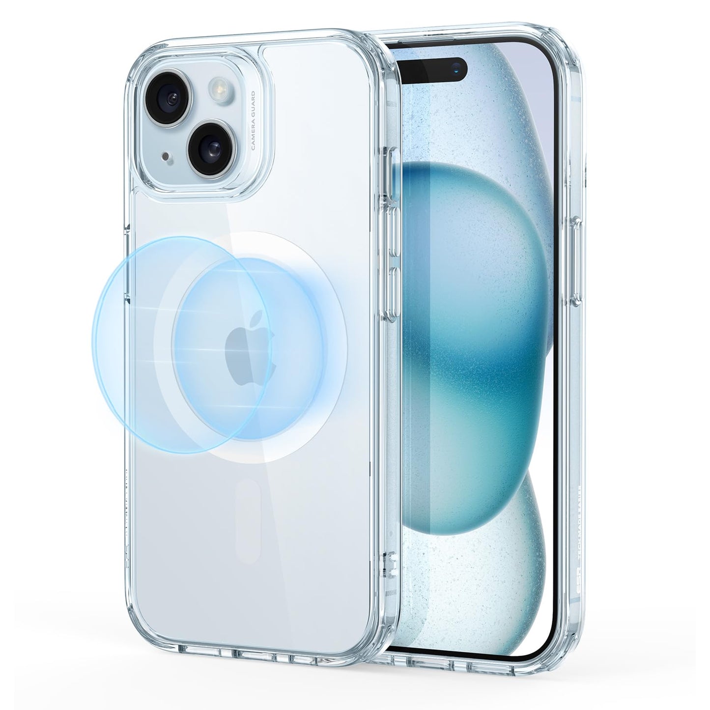 ESR for iPhone 16 Pro Max Case, Camera Control, Compatible with MagSafe, Shockproof Military-Grade Protection, Magnetic Phone Case for iPhone 16 Pro Max, Classic Hybrid Case (HaloLock), Clear