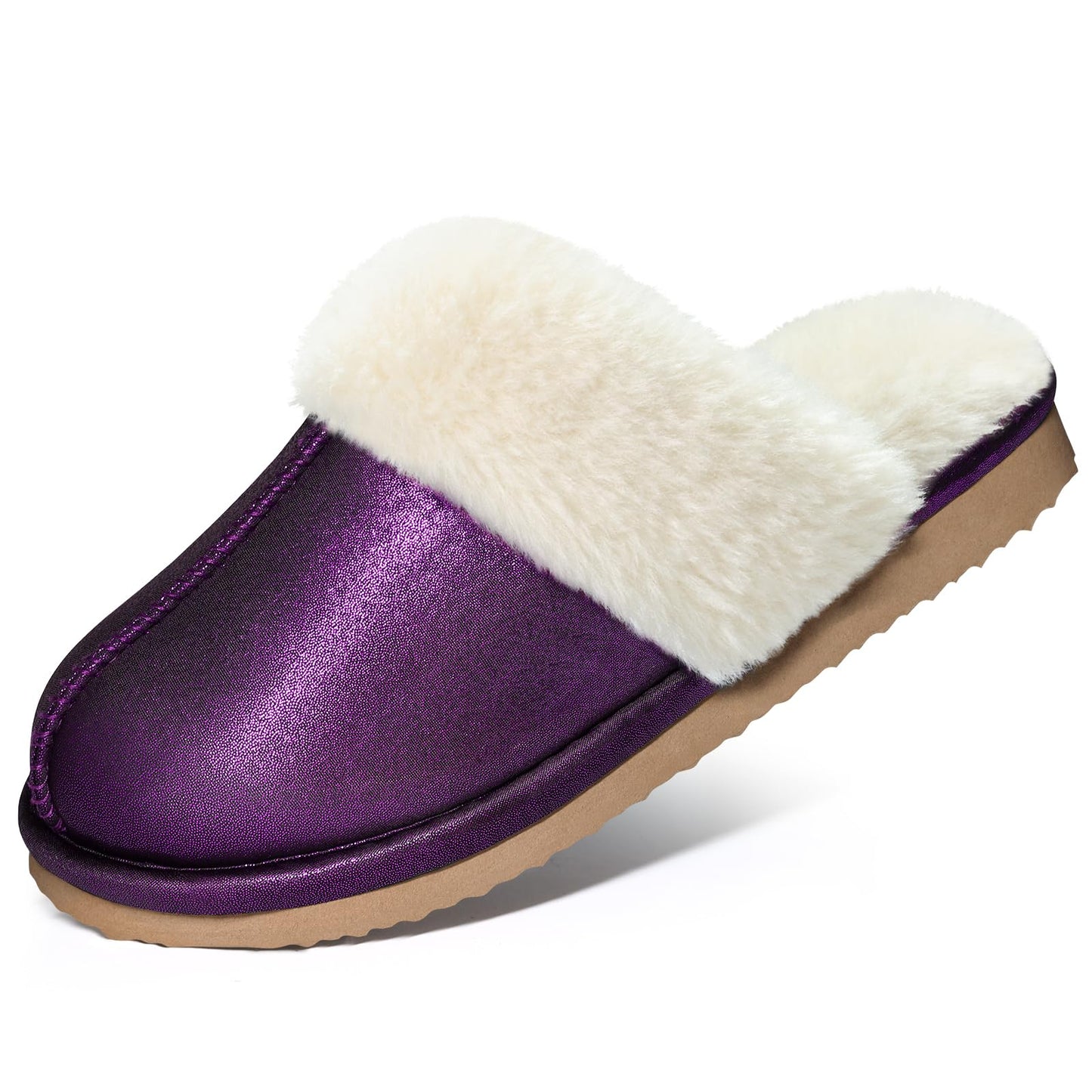Litfun Women's Fuzzy Memory Foam Slippers Fluffy Winter House Shoes Indoor and Outdoor