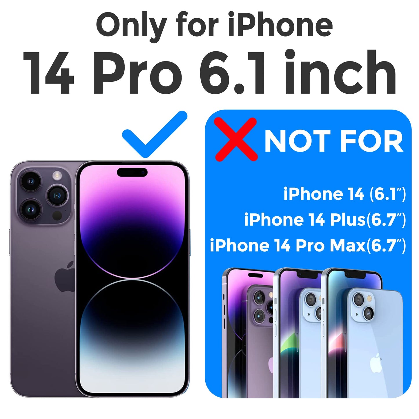 Mkeke for iPhone 16 Pro Max Case Clear [Not-Yellowing] [Military-Grade Drop Protection] Shockproof Protective Clear iPhone 16 Pro Max Case Phone Bumper case for Apple 6.9 inch 2024