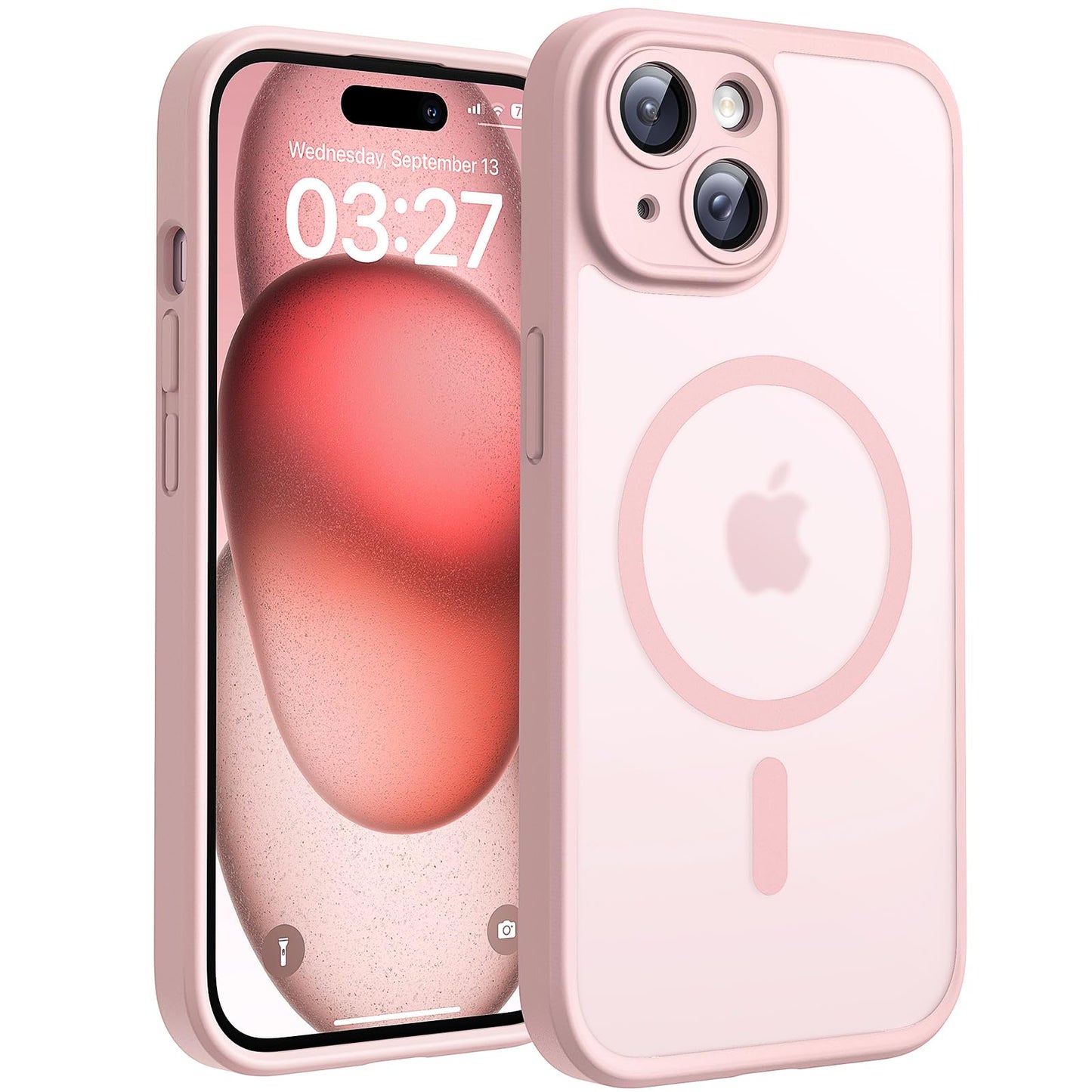 TOCOL for iPhone 16 Pro Max Case, Compatible with Magsafe, Full Camera Protection, Drop Protection, Magnetic Translucent Matte Back Bumper Phone Case for 16 Pro Max 6.9-Inch (Black)