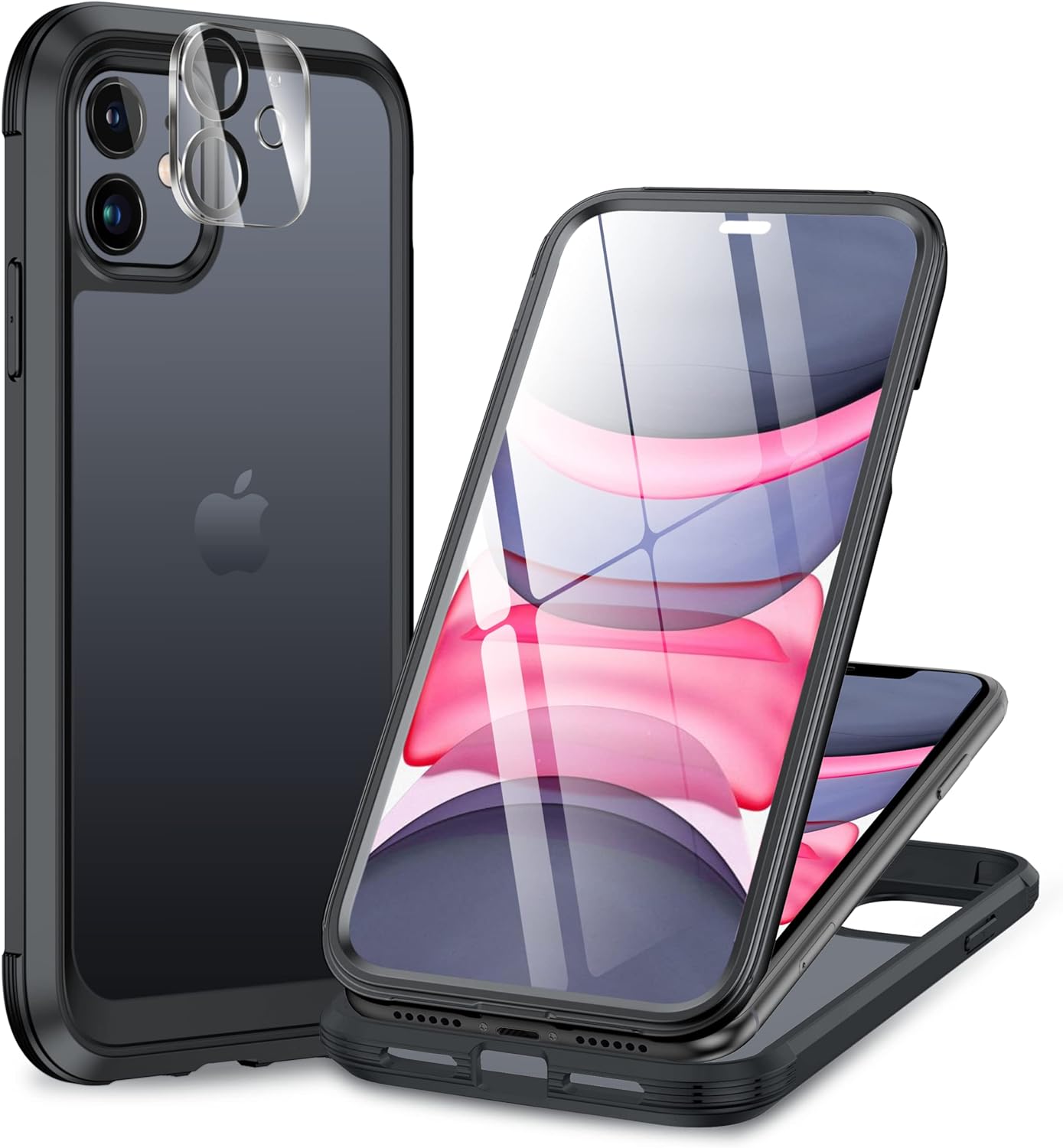 Miracase Magnetic for iPhone 16 Pro Max Case 6.9'' [Compatible with MagSafe] Full-Body Phone case with Built-in Glass Screen Protector& Camera Protector,Drop Proof 16 Pro Max Cover,Desert Brown