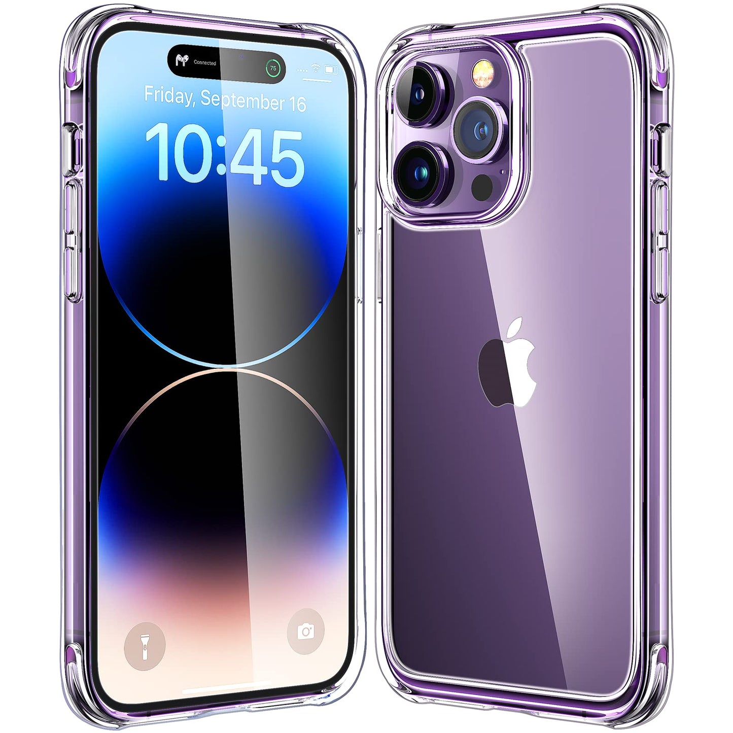 Mkeke for iPhone 16 Pro Max Case Clear [Not-Yellowing] [Military-Grade Drop Protection] Shockproof Protective Clear iPhone 16 Pro Max Case Phone Bumper case for Apple 6.9 inch 2024