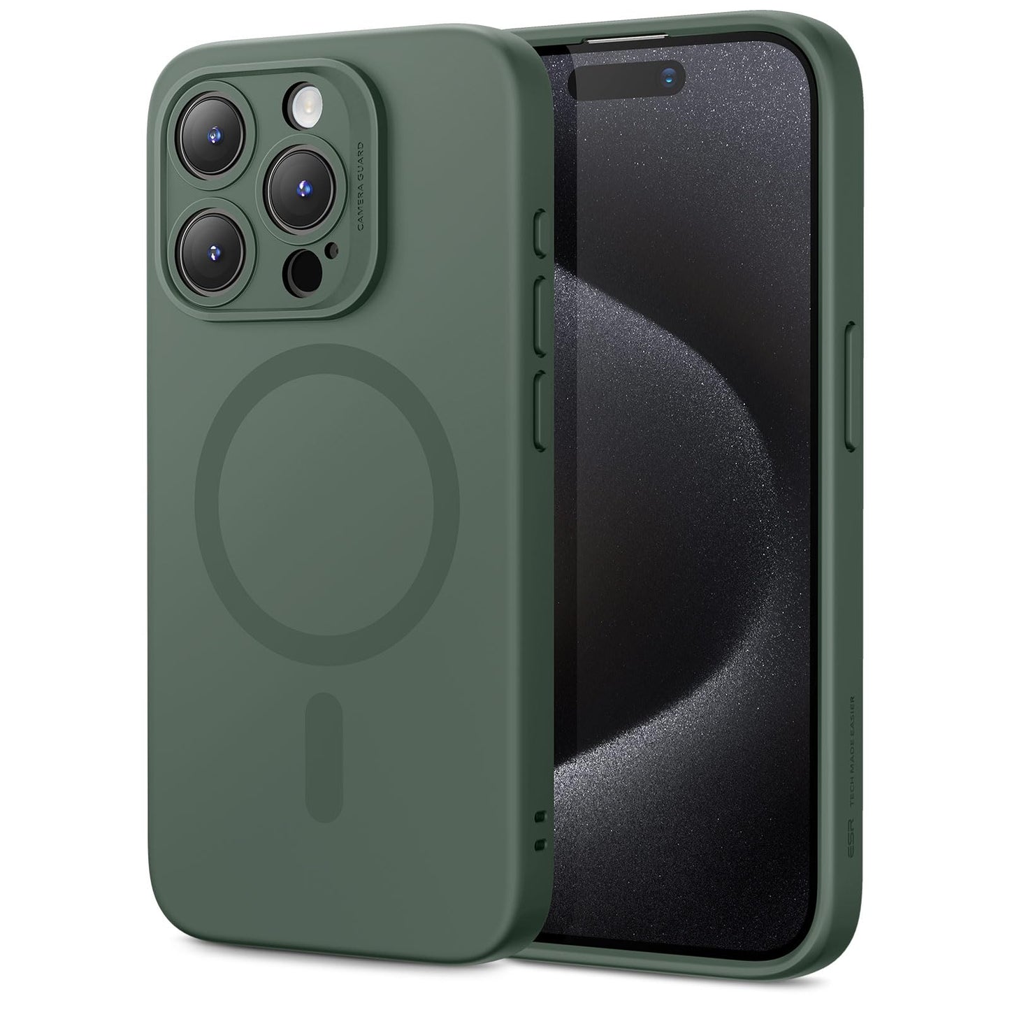 ESR for iPhone 16 Pro Max Case, Camera Control, Compatible with MagSafe, Shockproof Military-Grade Protection, Magnetic Phone Case for iPhone 16 Pro Max, Classic Hybrid Case (HaloLock), Clear