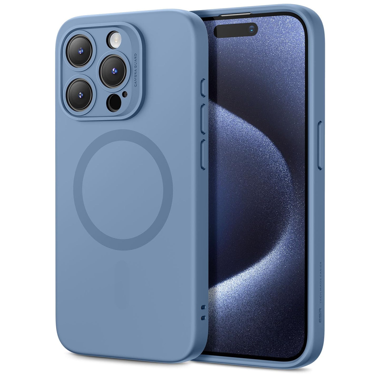 ESR for iPhone 16 Pro Max Case, Camera Control, Compatible with MagSafe, Shockproof Military-Grade Protection, Magnetic Phone Case for iPhone 16 Pro Max, Classic Hybrid Case (HaloLock), Clear