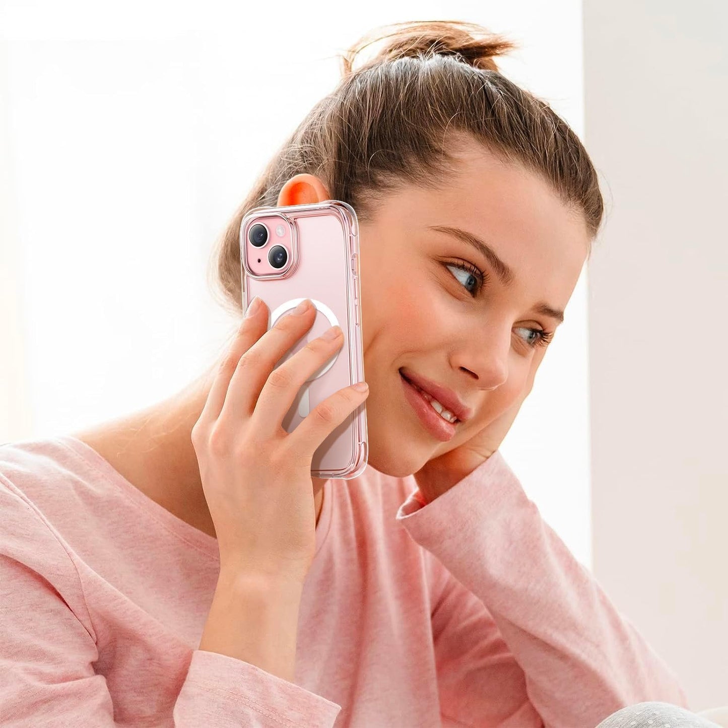 Mkeke for iPhone 16 Pro Max Case Clear [Not-Yellowing] [Military-Grade Drop Protection] Shockproof Protective Clear iPhone 16 Pro Max Case Phone Bumper case for Apple 6.9 inch 2024