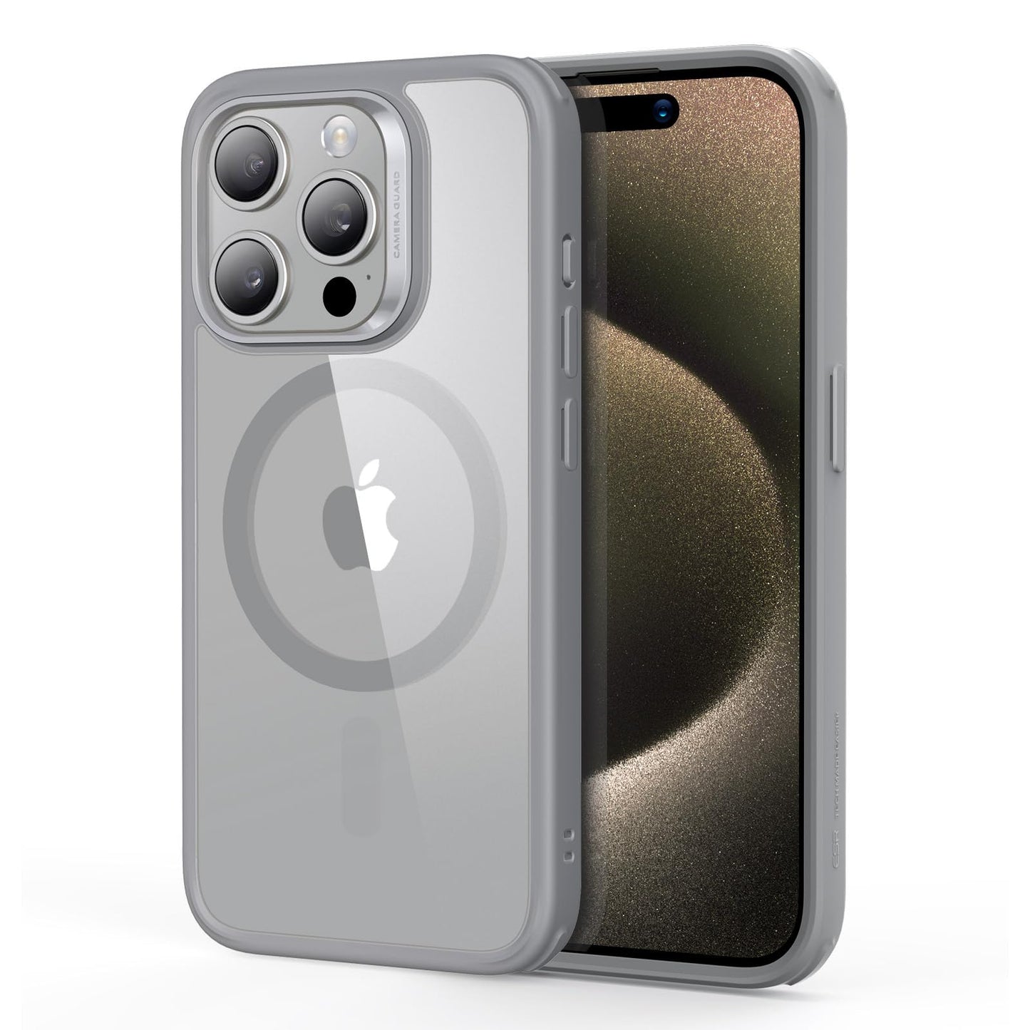 ESR for iPhone 16 Pro Max Case, Camera Control, Compatible with MagSafe, Shockproof Military-Grade Protection, Magnetic Phone Case for iPhone 16 Pro Max, Classic Hybrid Case (HaloLock), Clear