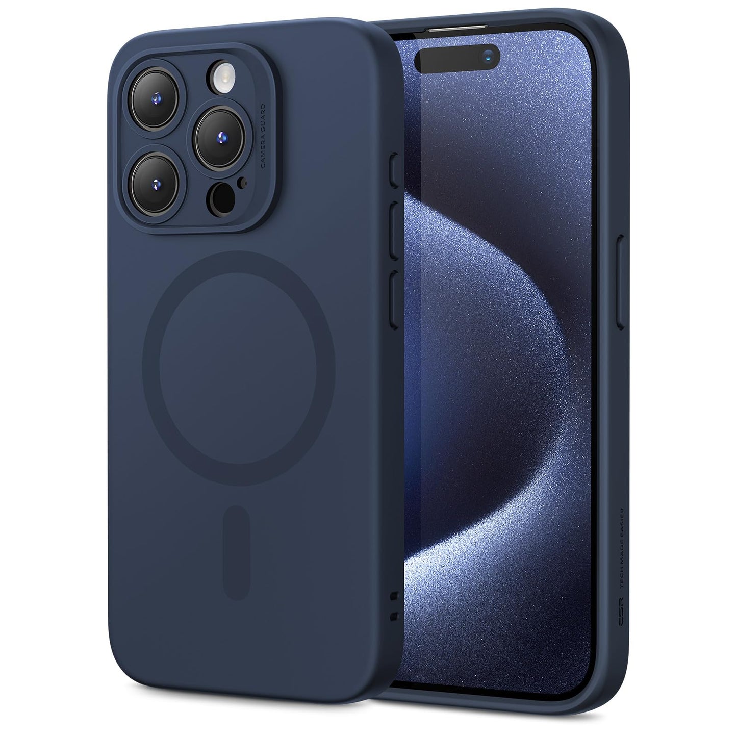 ESR for iPhone 16 Pro Max Case, Camera Control, Compatible with MagSafe, Shockproof Military-Grade Protection, Magnetic Phone Case for iPhone 16 Pro Max, Classic Hybrid Case (HaloLock), Clear