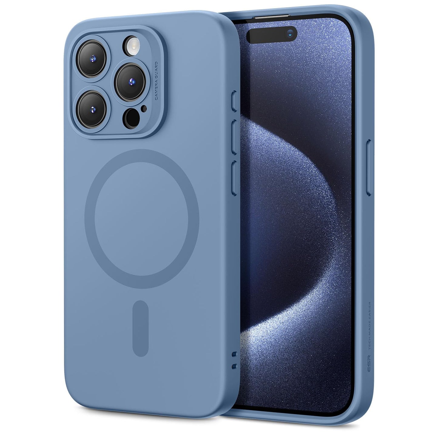 ESR for iPhone 16 Pro Max Case, Camera Control, Compatible with MagSafe, Shockproof Military-Grade Protection, Magnetic Phone Case for iPhone 16 Pro Max, Classic Hybrid Case (HaloLock), Clear