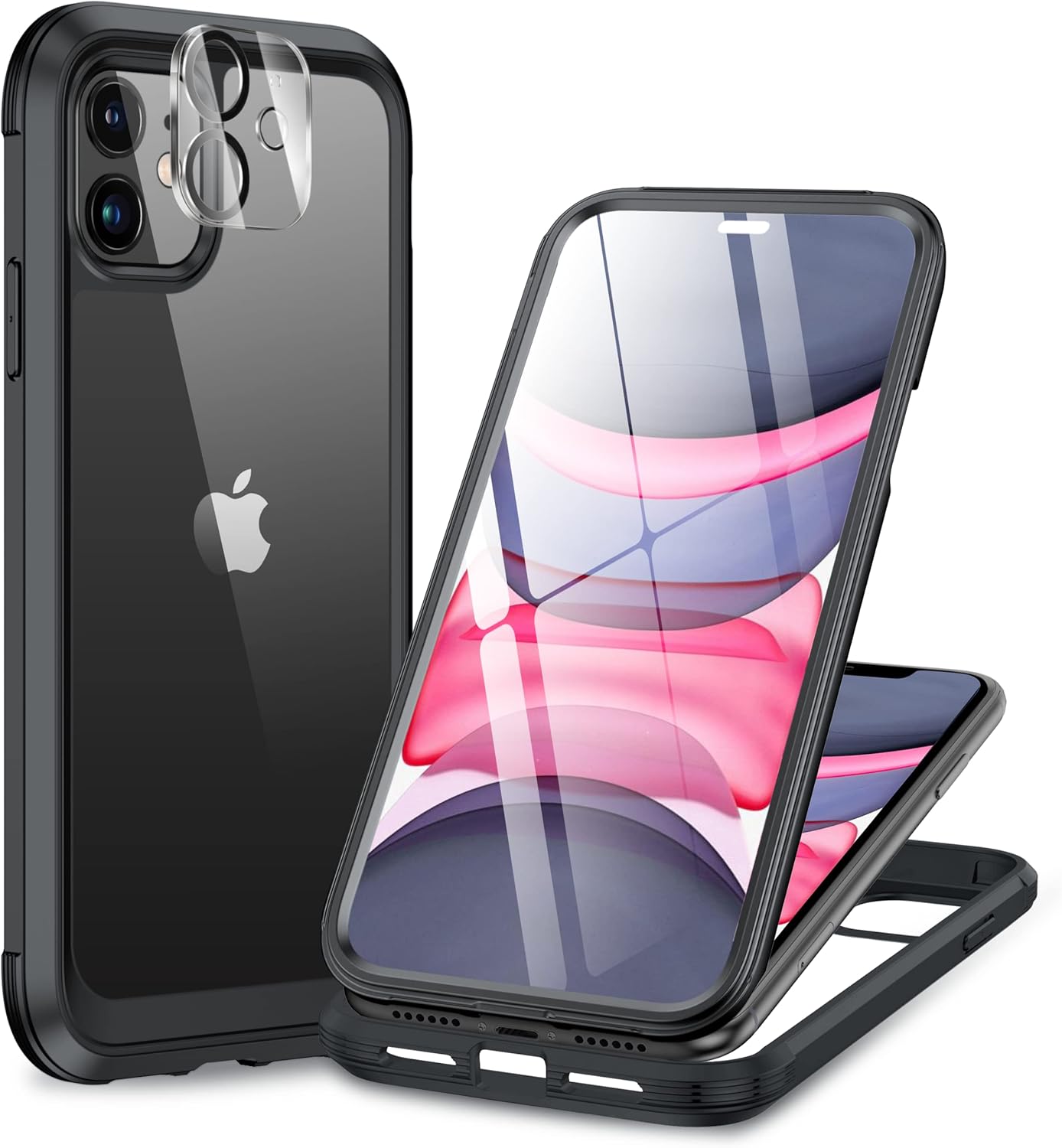Miracase Magnetic for iPhone 16 Pro Max Case 6.9'' [Compatible with MagSafe] Full-Body Phone case with Built-in Glass Screen Protector& Camera Protector,Drop Proof 16 Pro Max Cover,Desert Brown