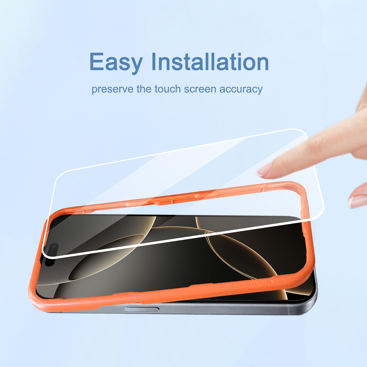 Ailun 5 Pack Screen Protector for iPhone 16 Pro Max [6.9 inch] + 3 Pack Camera Lens Protector with Installation Frame,Sensor Protection,Dynamic Island Compatible,Case Friendly Tempered Glass Film