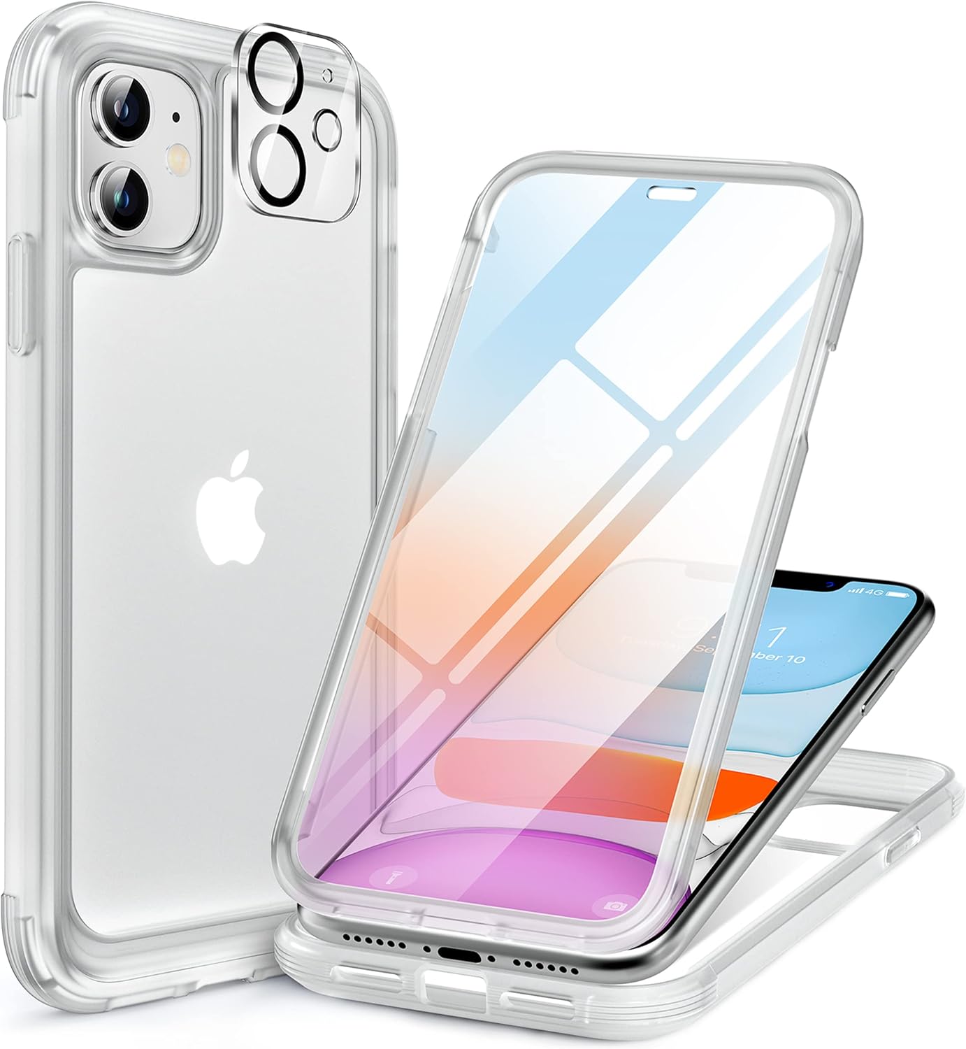 Miracase Magnetic for iPhone 16 Pro Max Case 6.9'' [Compatible with MagSafe] Full-Body Phone case with Built-in Glass Screen Protector& Camera Protector,Drop Proof 16 Pro Max Cover,Desert Brown