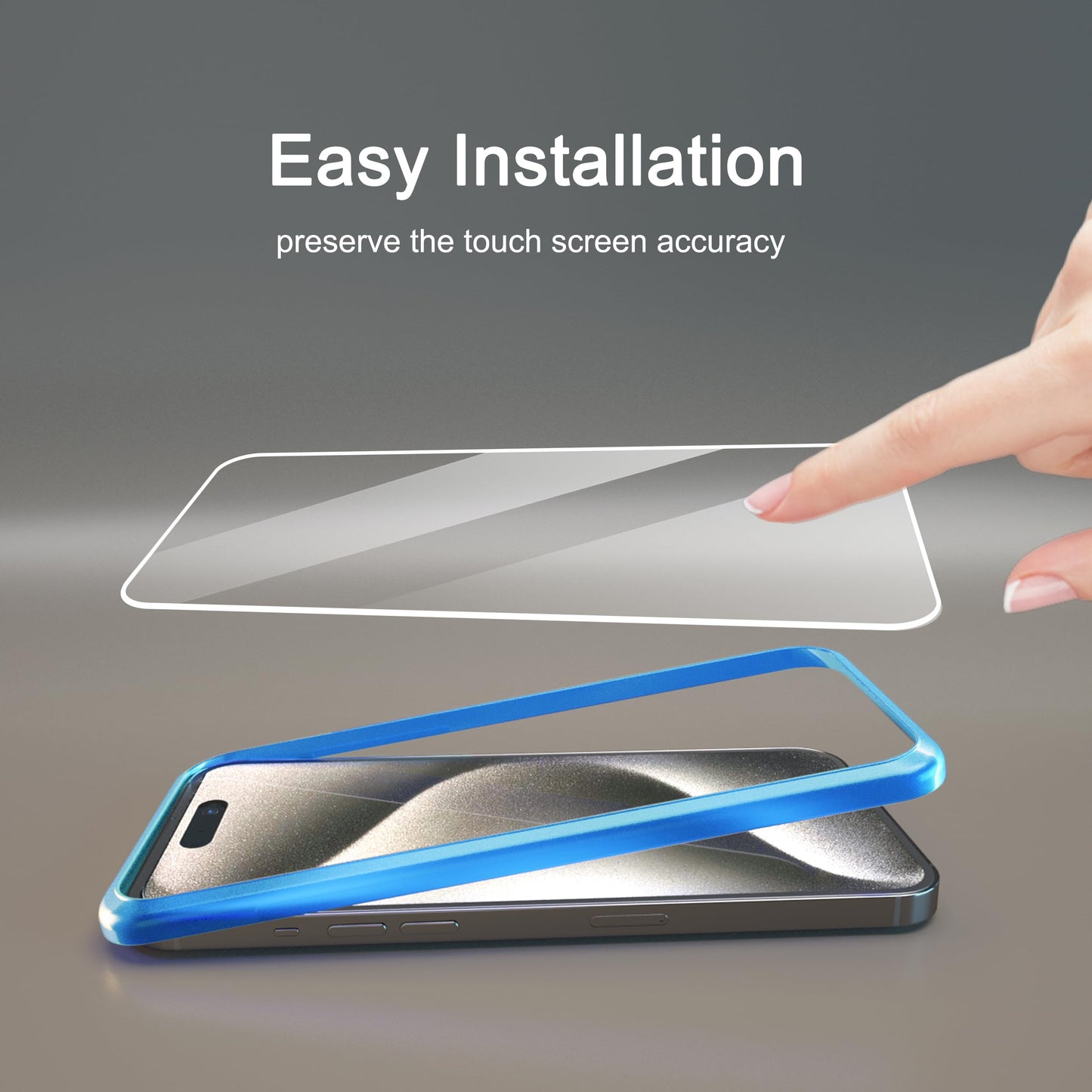 Ailun 5 Pack Screen Protector for iPhone 16 Pro Max [6.9 inch] + 3 Pack Camera Lens Protector with Installation Frame,Sensor Protection,Dynamic Island Compatible,Case Friendly Tempered Glass Film