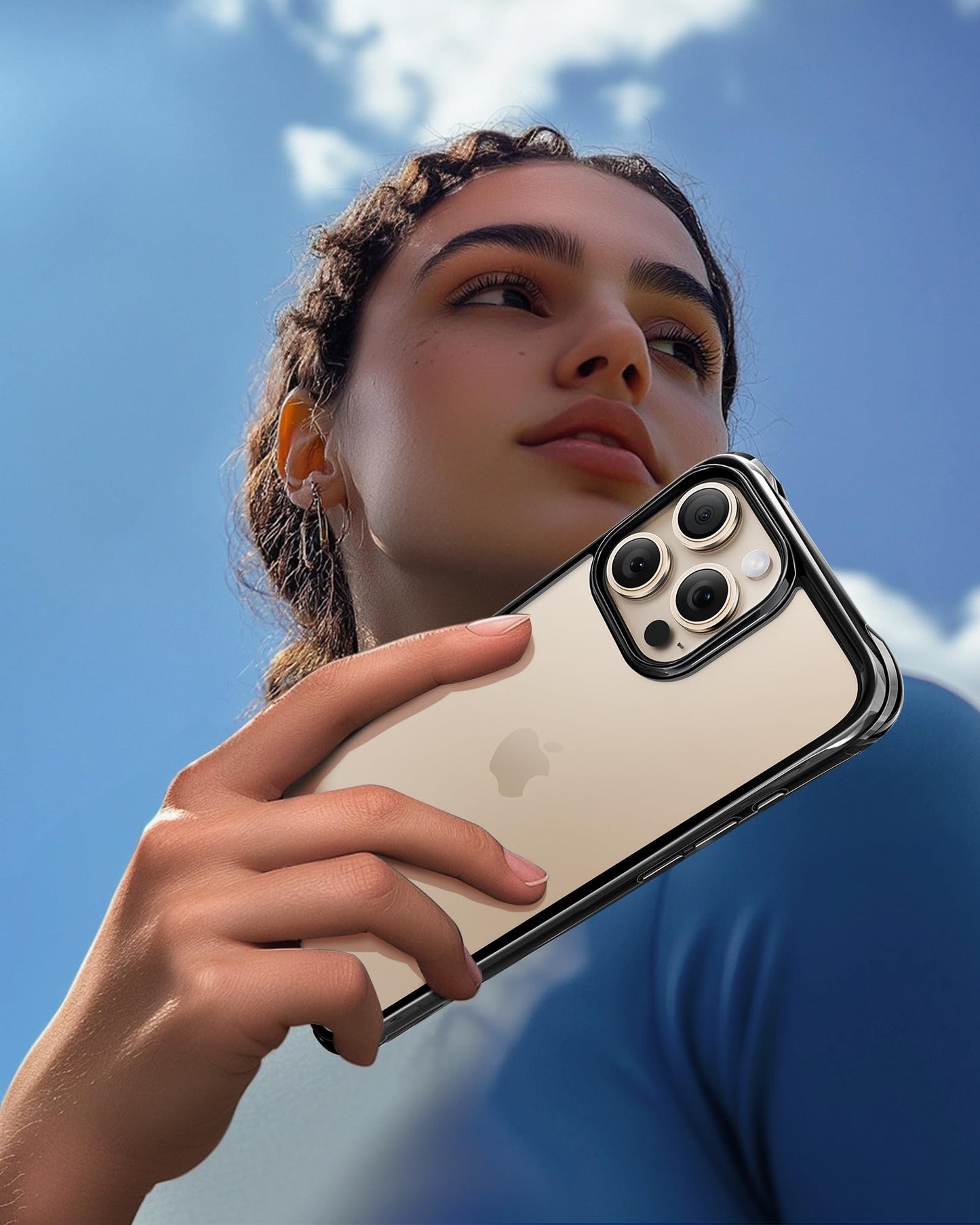 Mkeke for iPhone 16 Pro Max Case Clear [Not-Yellowing] [Military-Grade Drop Protection] Shockproof Protective Clear iPhone 16 Pro Max Case Phone Bumper case for Apple 6.9 inch 2024