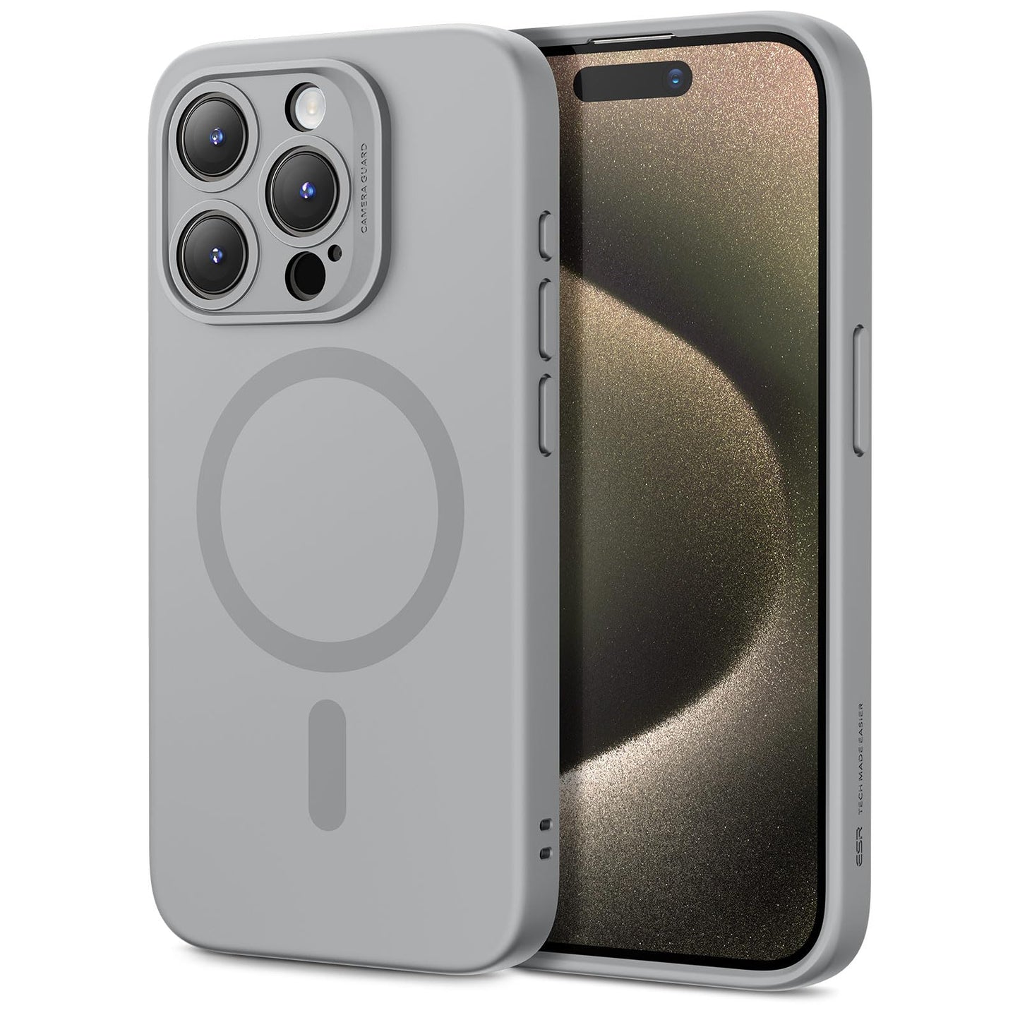 ESR for iPhone 16 Pro Max Case, Camera Control, Compatible with MagSafe, Shockproof Military-Grade Protection, Magnetic Phone Case for iPhone 16 Pro Max, Classic Hybrid Case (HaloLock), Clear