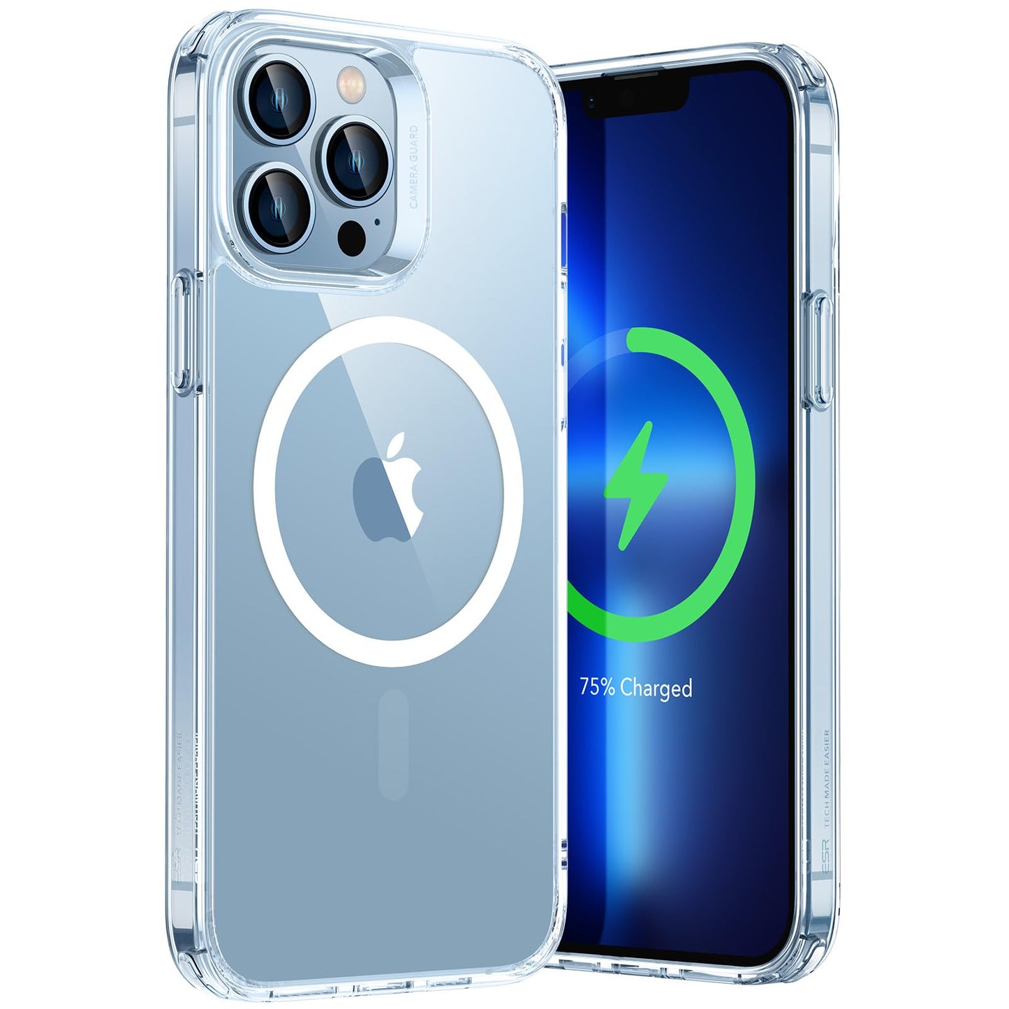 ESR for iPhone 16 Pro Max Case, Camera Control, Compatible with MagSafe, Shockproof Military-Grade Protection, Magnetic Phone Case for iPhone 16 Pro Max, Classic Hybrid Case (HaloLock), Clear