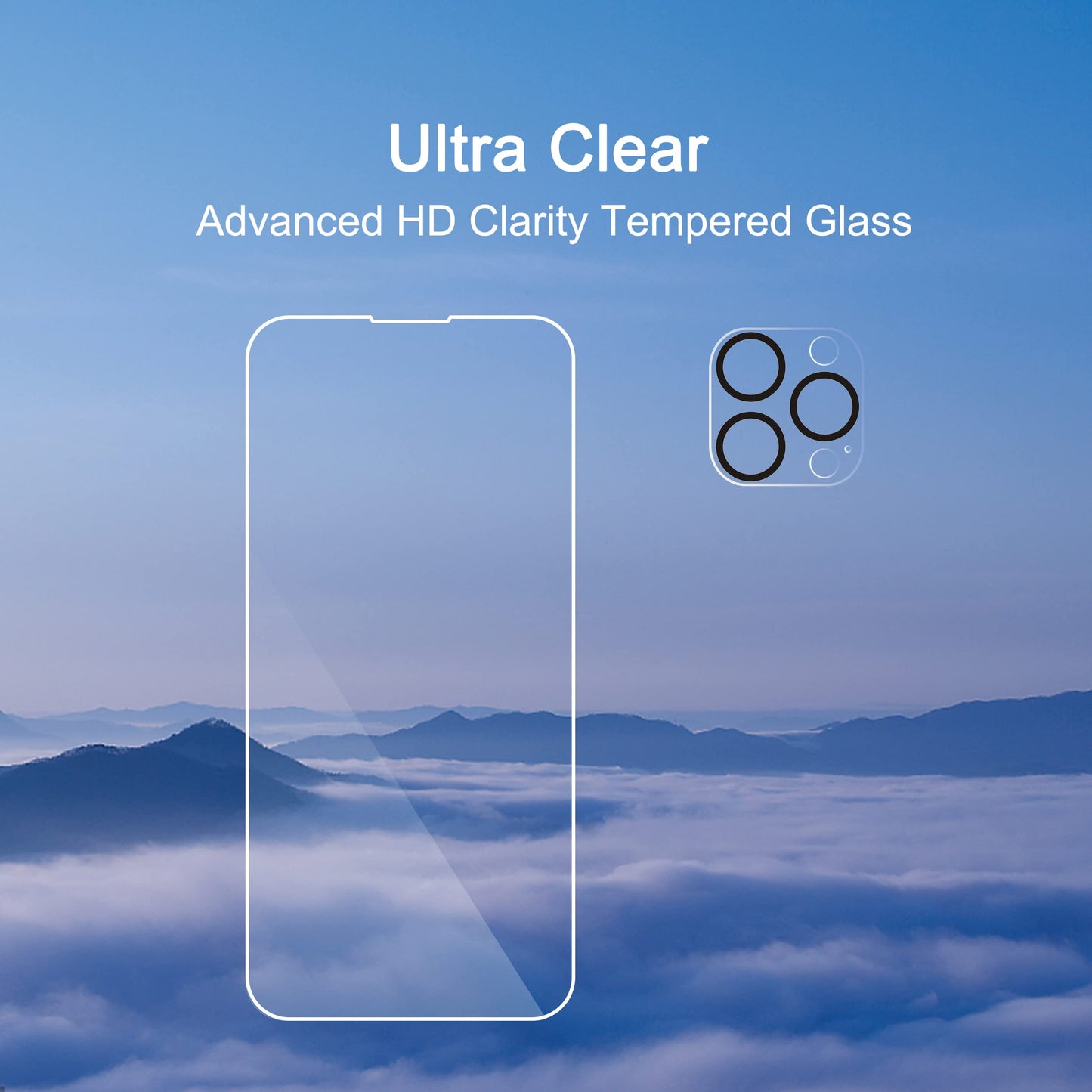 Ailun 5 Pack Screen Protector for iPhone 16 Pro Max [6.9 inch] + 3 Pack Camera Lens Protector with Installation Frame,Sensor Protection,Dynamic Island Compatible,Case Friendly Tempered Glass Film