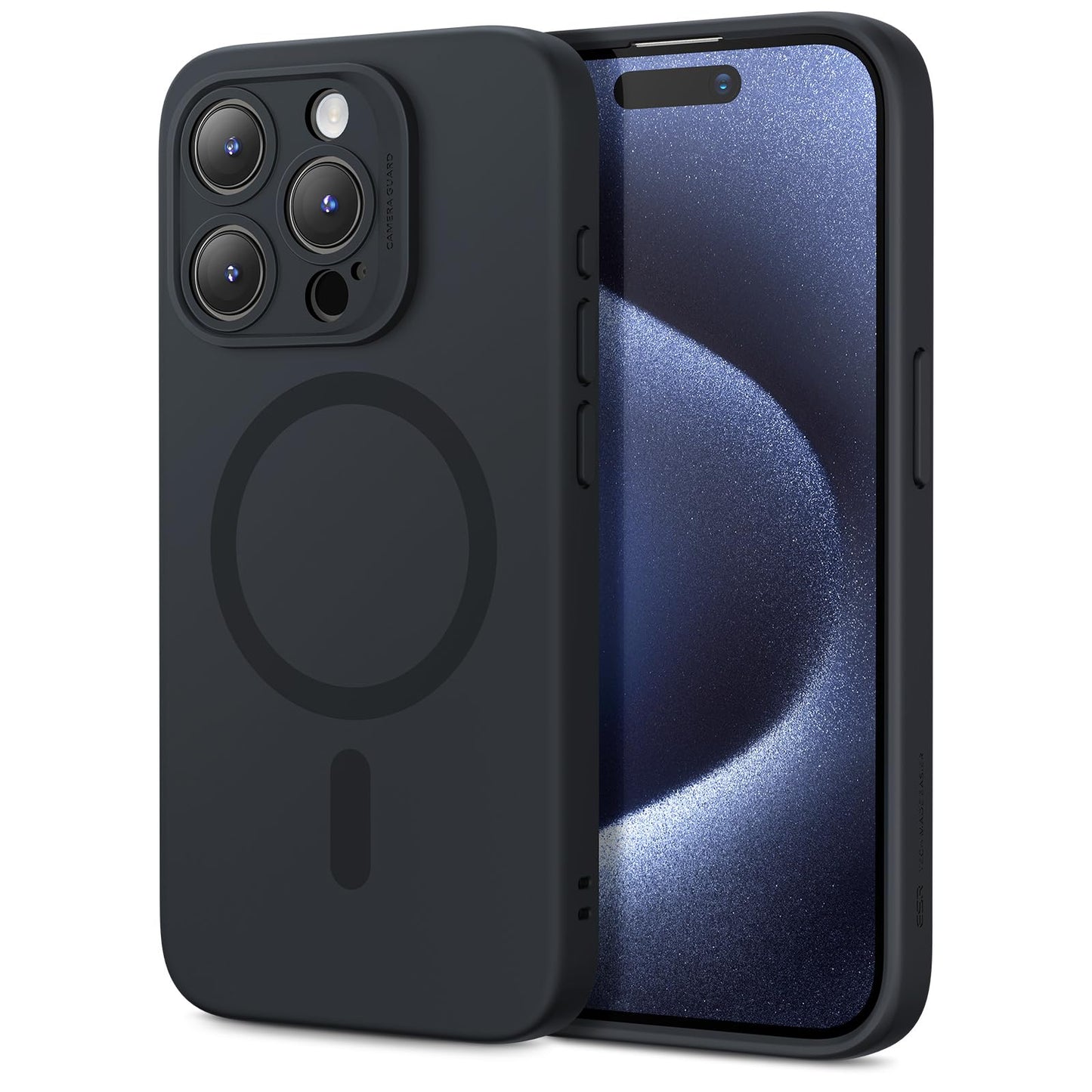 ESR for iPhone 16 Pro Max Case, Camera Control, Compatible with MagSafe, Shockproof Military-Grade Protection, Magnetic Phone Case for iPhone 16 Pro Max, Classic Hybrid Case (HaloLock), Clear