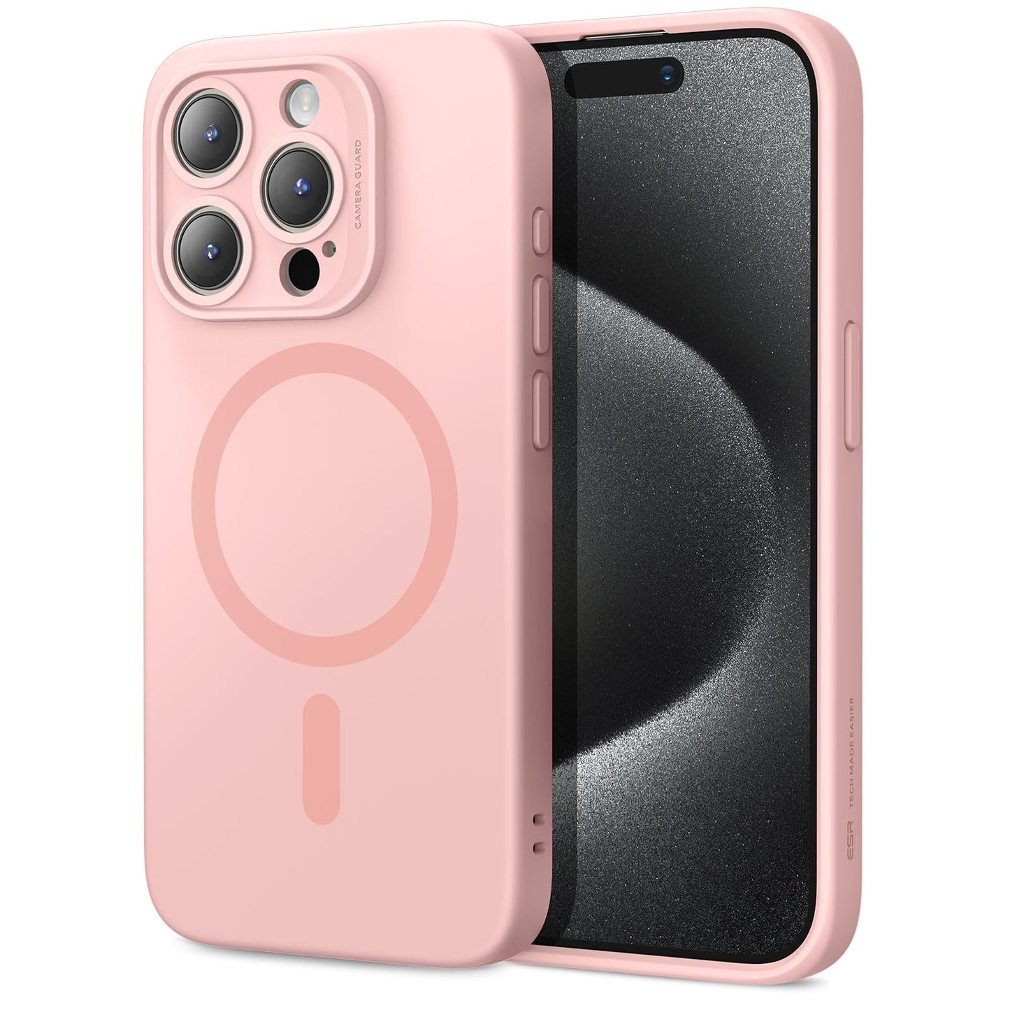 ESR for iPhone 16 Pro Max Case, Camera Control, Compatible with MagSafe, Shockproof Military-Grade Protection, Magnetic Phone Case for iPhone 16 Pro Max, Classic Hybrid Case (HaloLock), Clear
