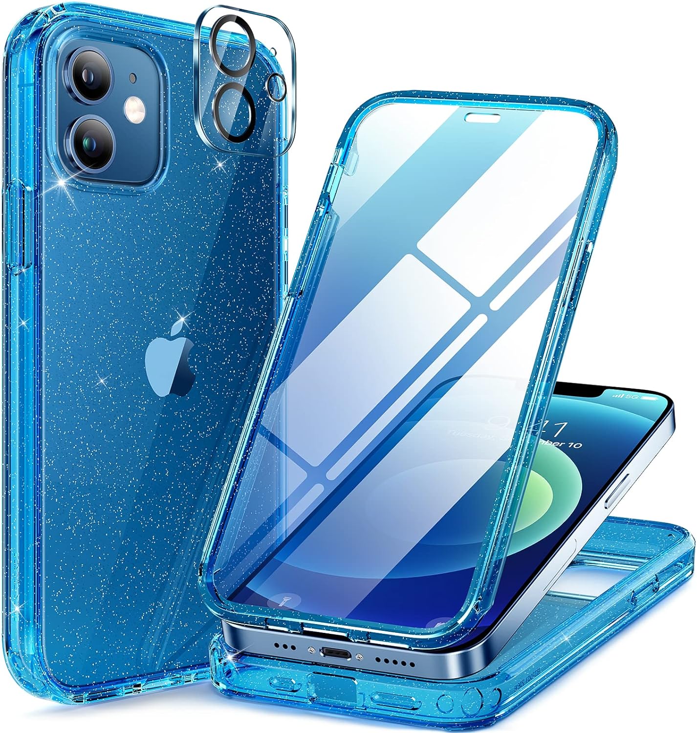 Miracase Magnetic for iPhone 16 Pro Max Case 6.9'' [Compatible with MagSafe] Full-Body Phone case with Built-in Glass Screen Protector& Camera Protector,Drop Proof 16 Pro Max Cover,Desert Brown