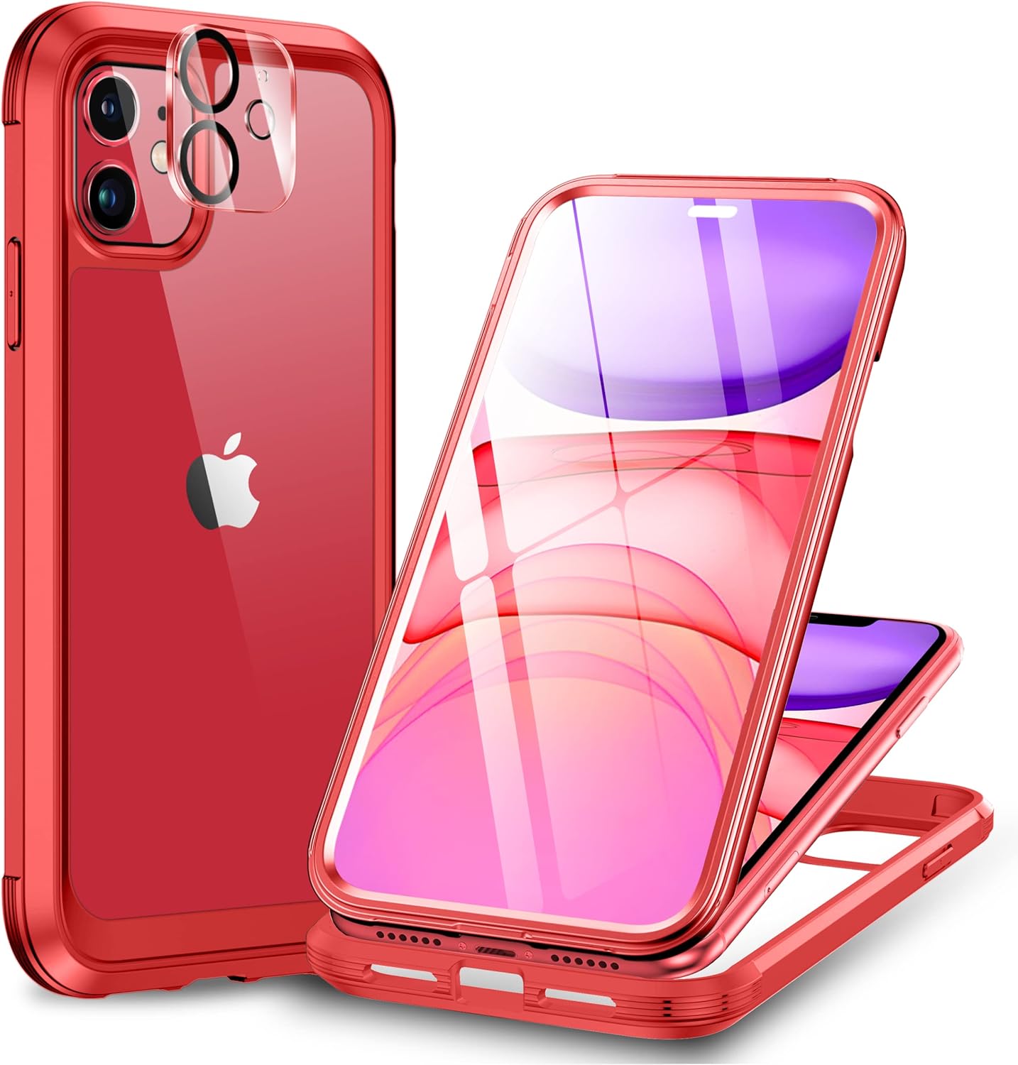 Miracase Magnetic for iPhone 16 Pro Max Case 6.9'' [Compatible with MagSafe] Full-Body Phone case with Built-in Glass Screen Protector& Camera Protector,Drop Proof 16 Pro Max Cover,Desert Brown