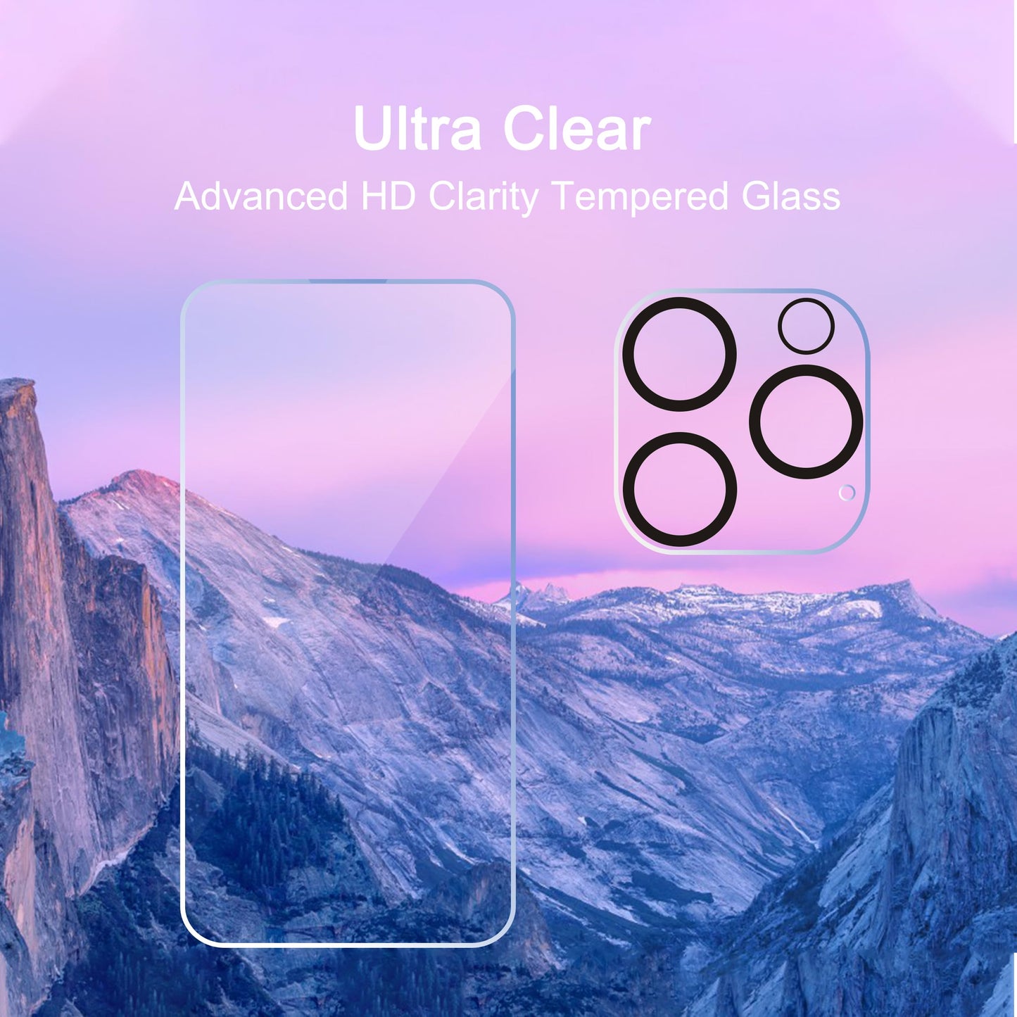 Ailun 5 Pack Screen Protector for iPhone 16 Pro Max [6.9 inch] + 3 Pack Camera Lens Protector with Installation Frame,Sensor Protection,Dynamic Island Compatible,Case Friendly Tempered Glass Film