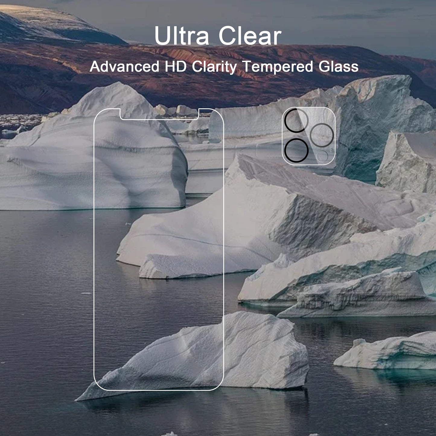 Ailun 5 Pack Screen Protector for iPhone 16 Pro Max [6.9 inch] + 3 Pack Camera Lens Protector with Installation Frame,Sensor Protection,Dynamic Island Compatible,Case Friendly Tempered Glass Film