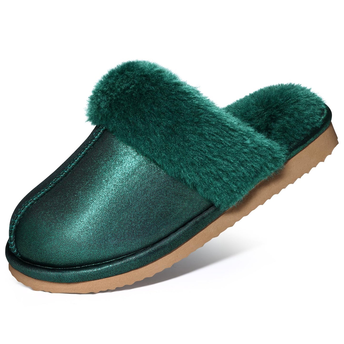 Litfun Women's Fuzzy Memory Foam Slippers Fluffy Winter House Shoes Indoor and Outdoor